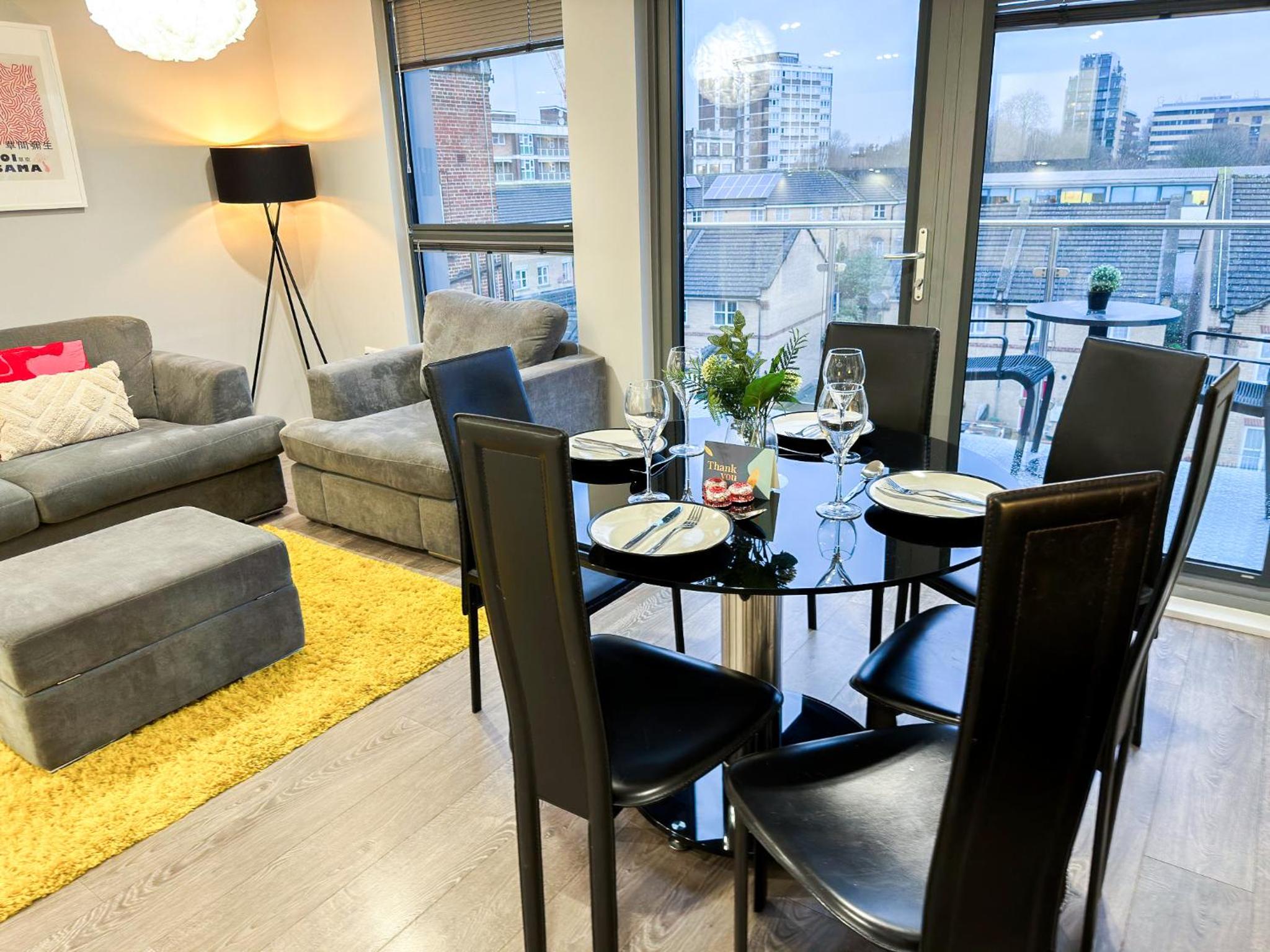 Contemporary Apartments with Private Balconies in Hoxton near Shoreditch, Old Street, Islington by NourNest Apartments