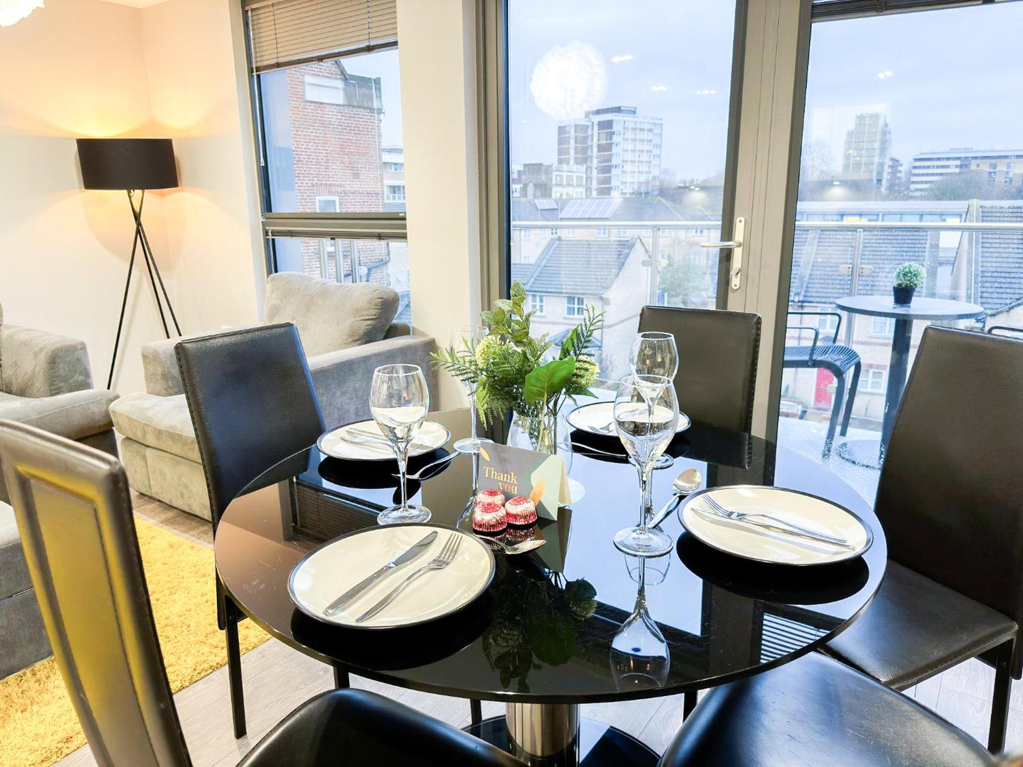 Contemporary Apartments with Private Balconies in Hoxton near Shoreditch, Old Street, Islington by NourNest Apartments