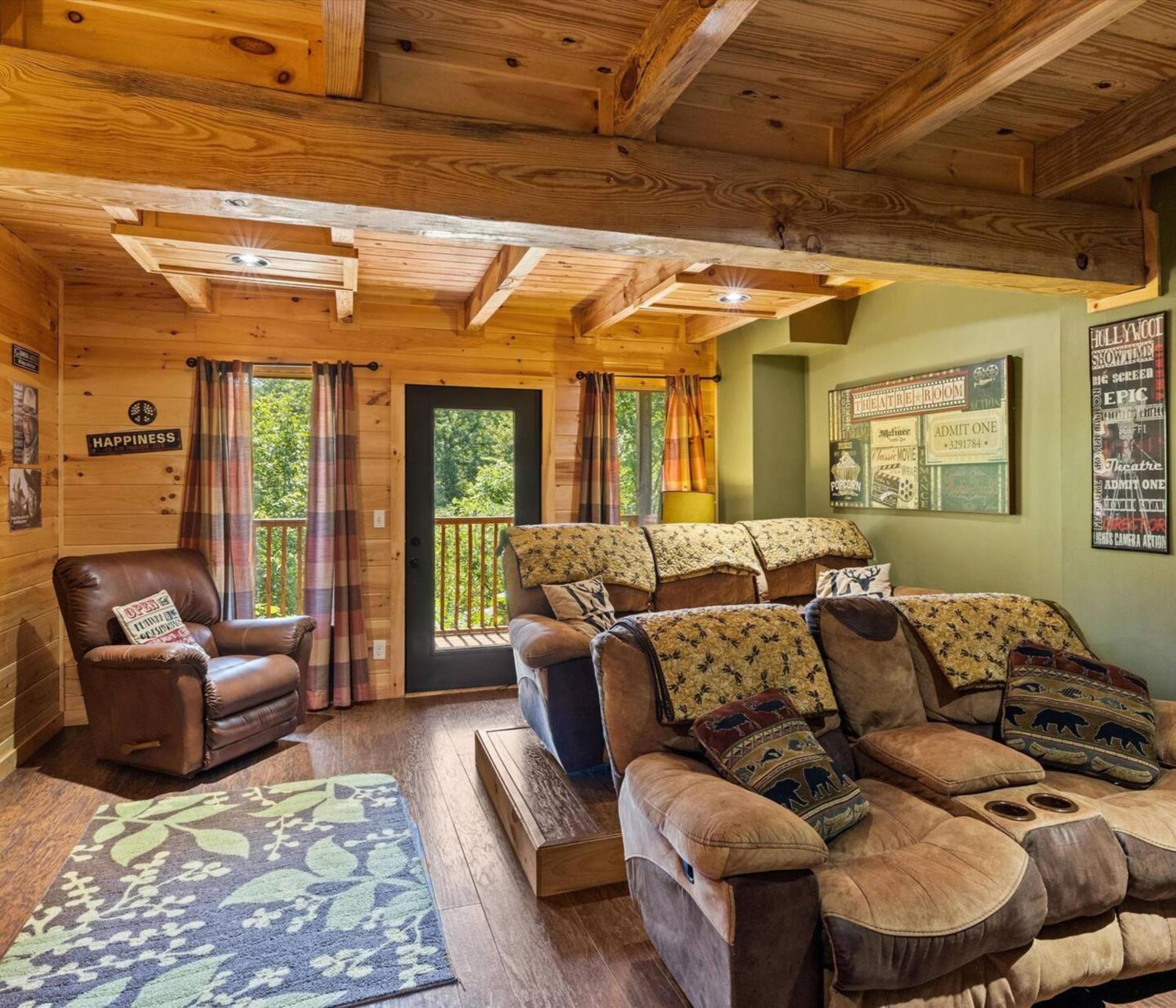 Smoky Mountain Cabin with Hot Tub, Theater & Pool view 3