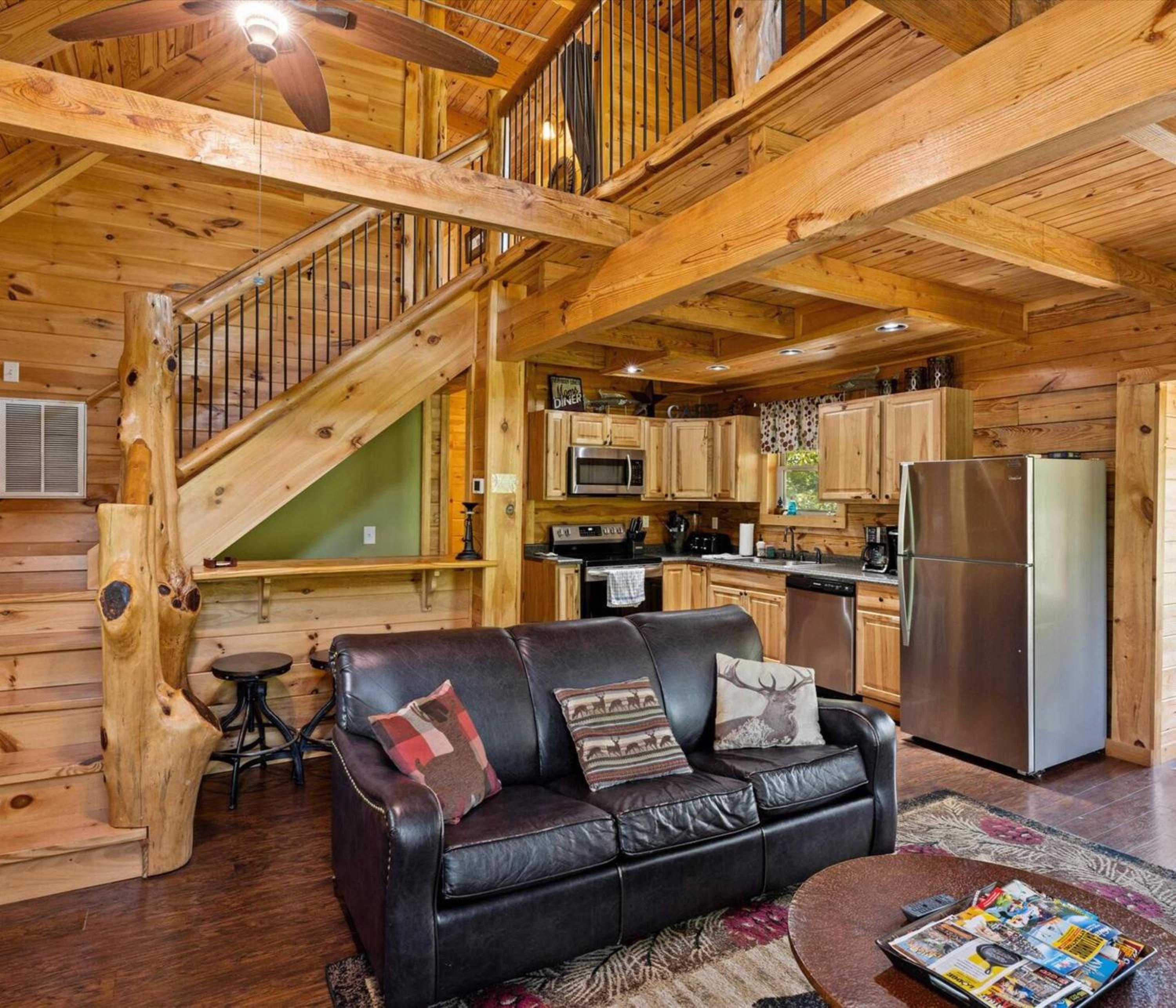 Smoky Mountain Cabin with Hot Tub, Theater & Pool view 4