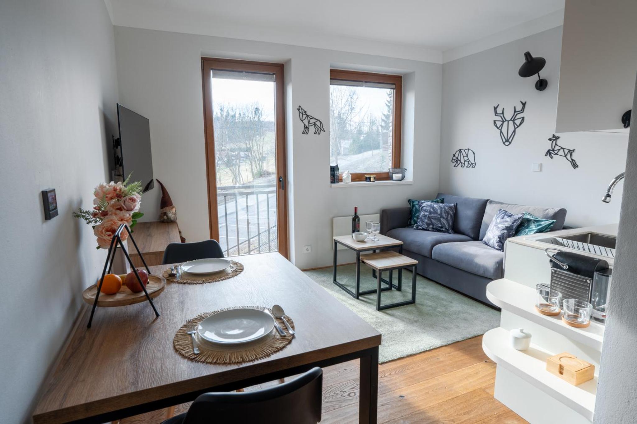 Rodinný apartmán v srdci Krkonoš