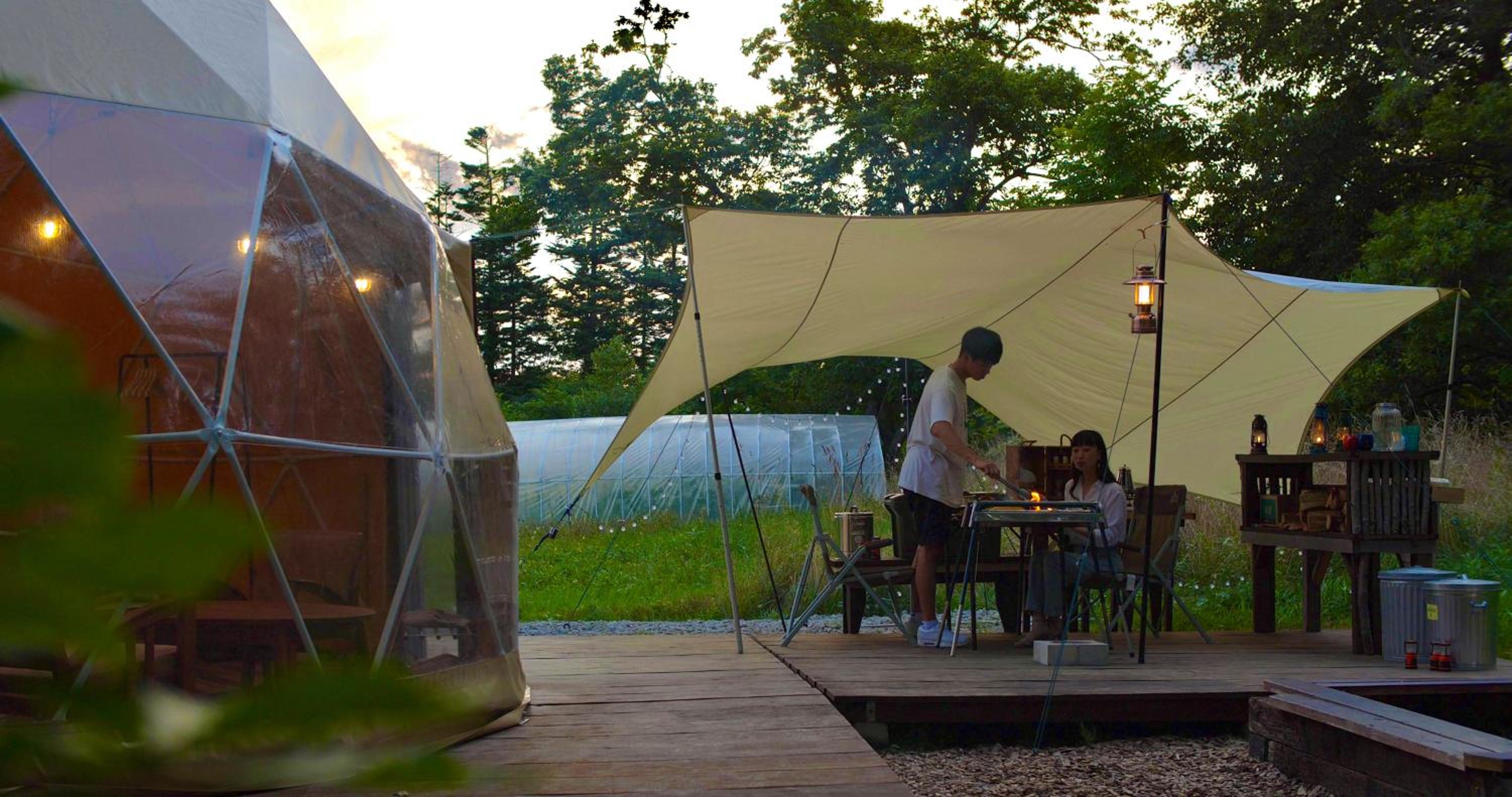 焚き火キャンプ場 Hokkaido Glamping - TAKIBI
