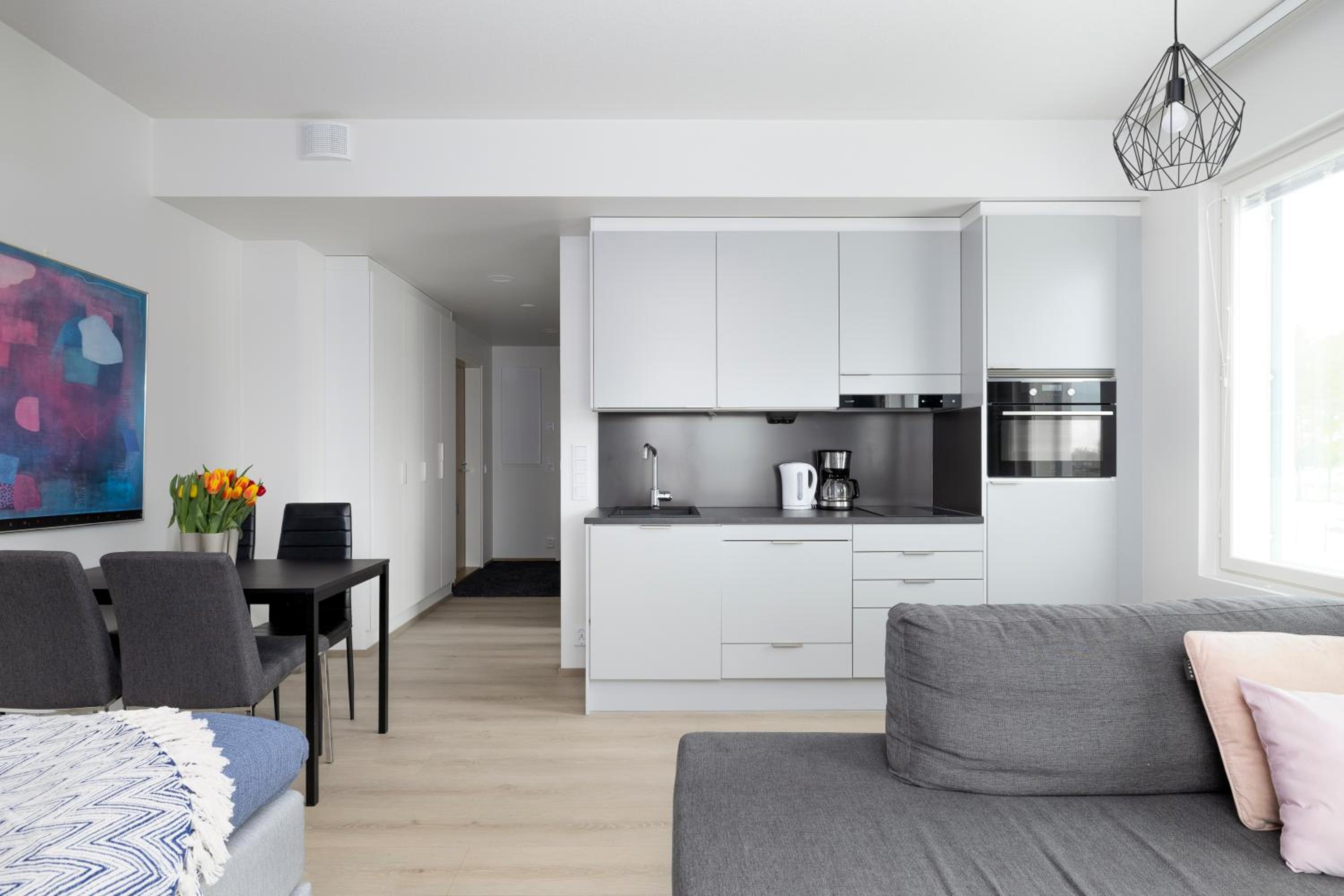 New 2BR design home with sauna Espoo Park view 3