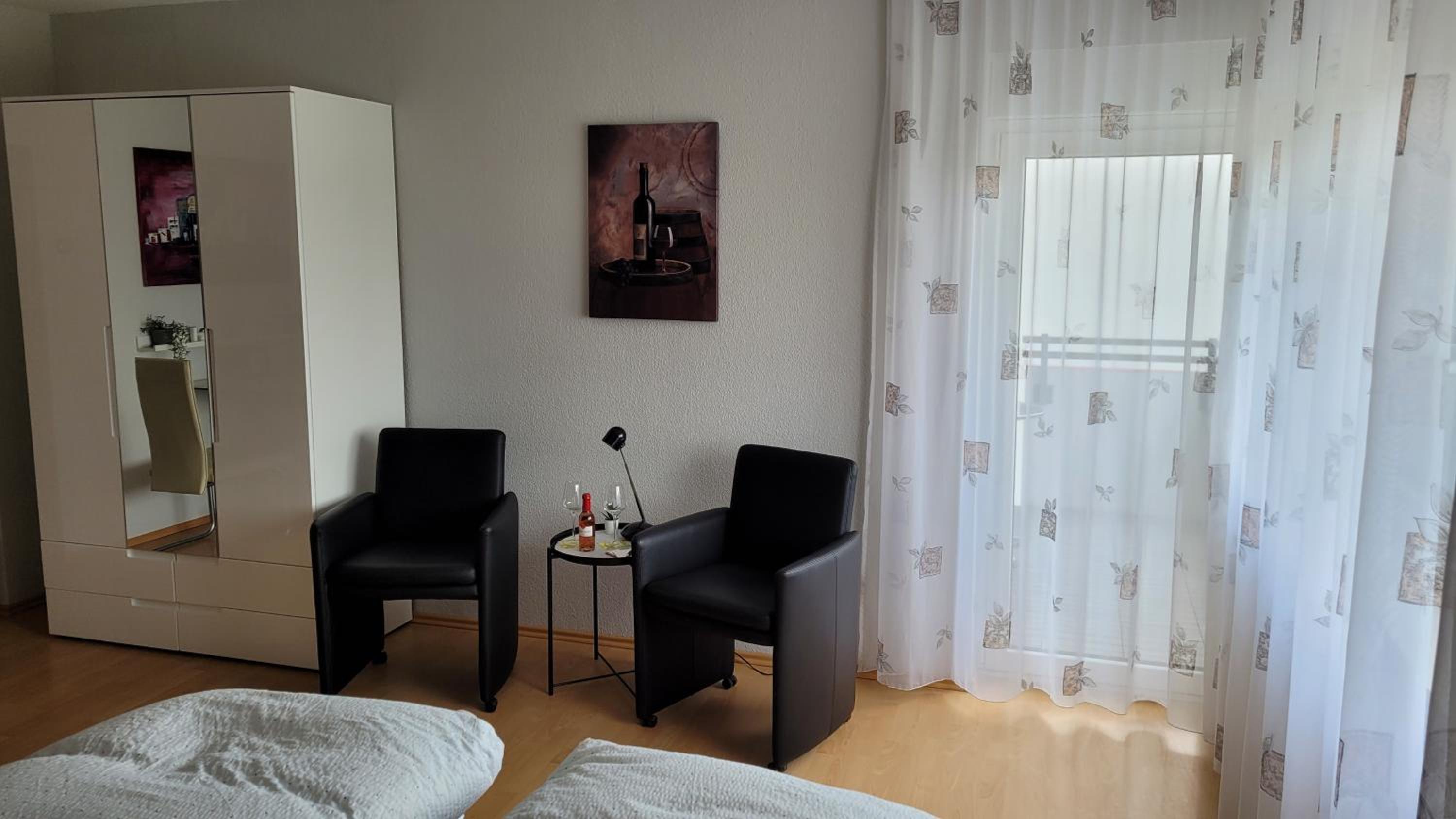 Ihr Bett mit Blick auf die Weinberge