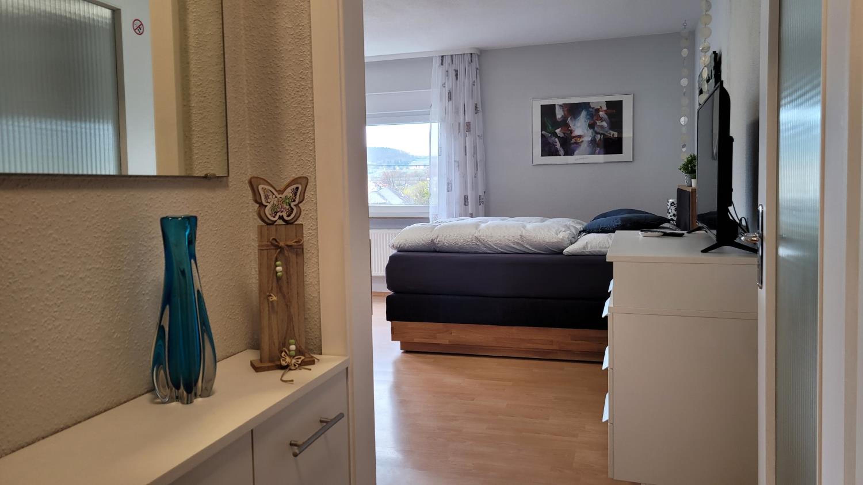 Ihr Bett mit Blick auf die Weinberge