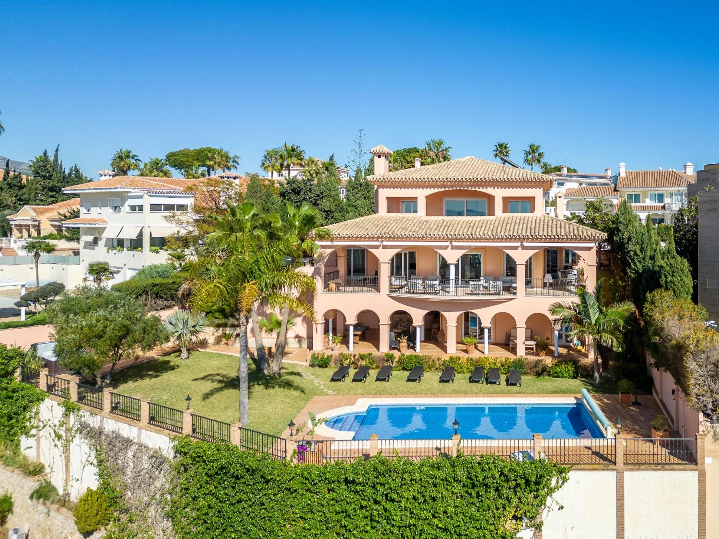 Beachside villa with panoramic sea views view 2