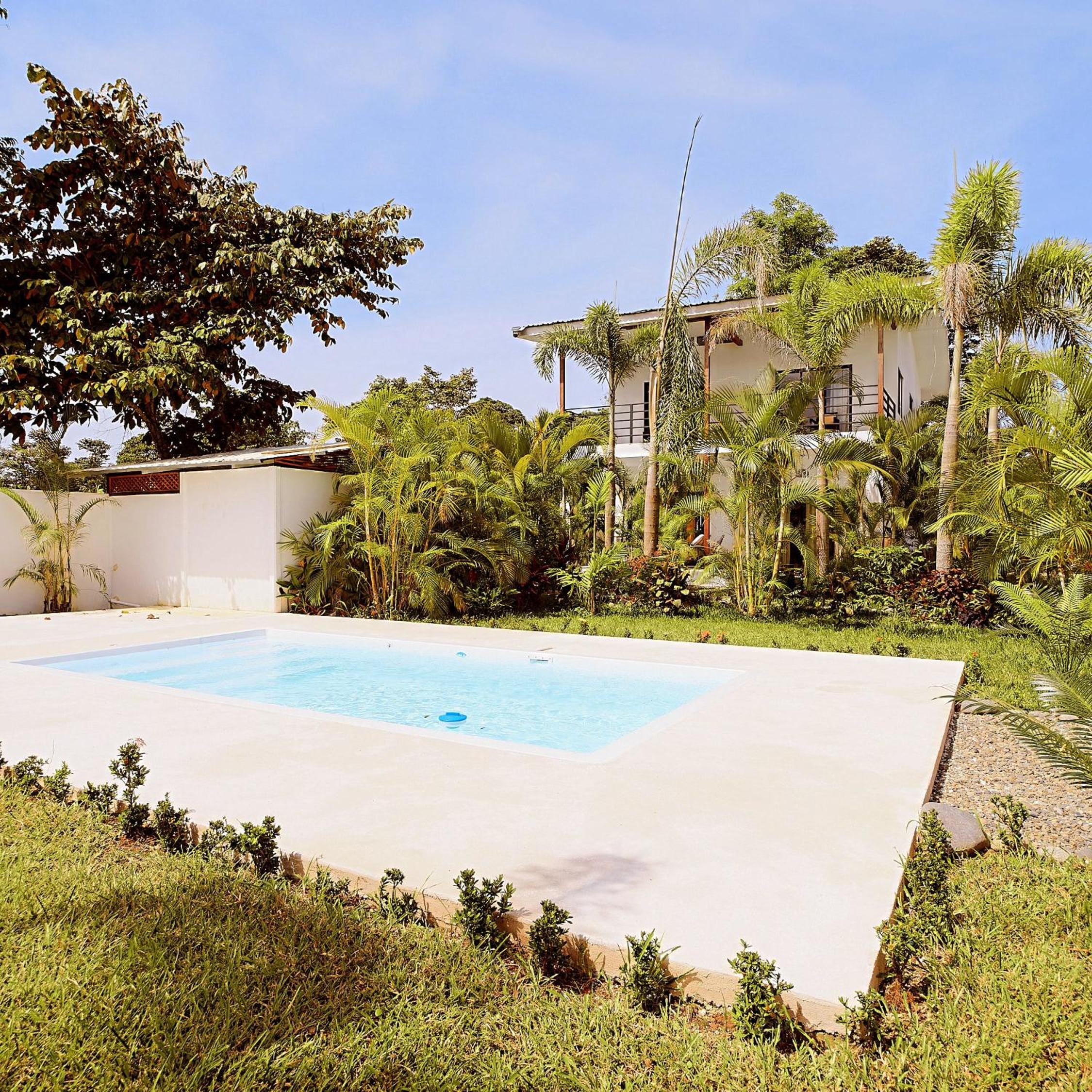 Modern home with pool