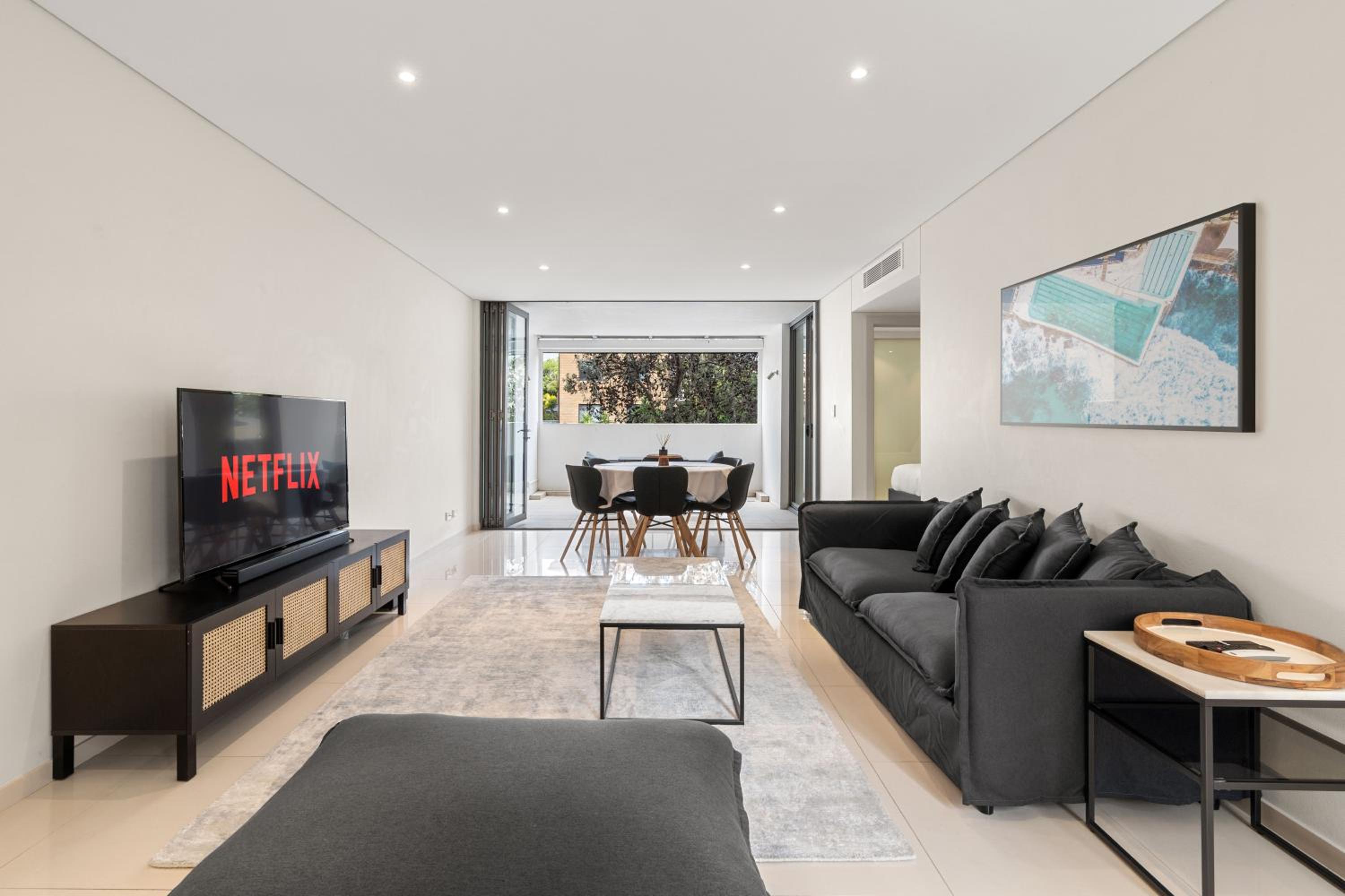 Open-Plan 2BR Unit with Parking in Prime Bondi Beach
