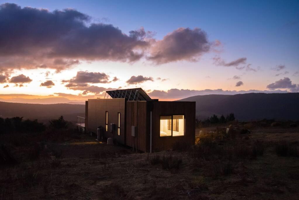 Devil's Lair, self-contained eco cabin at McHenry Distillery & Brewery