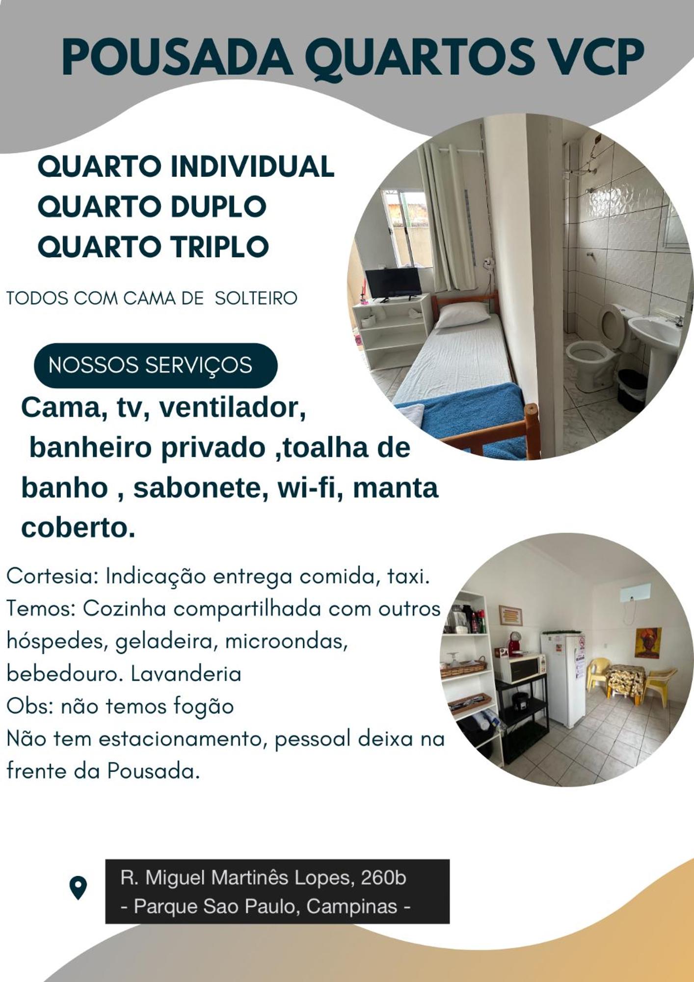 Pousada Quartos viracopos