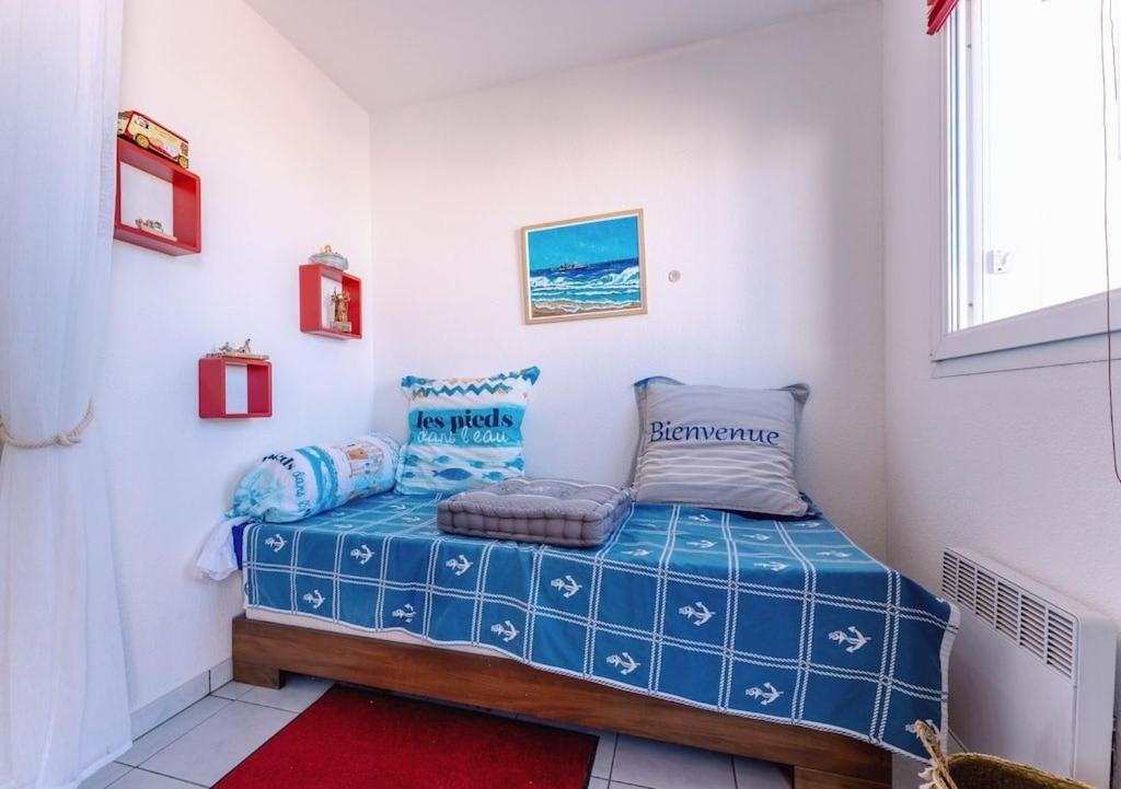 MOM' Blue Paradise Front De Mer 3 étoiles 61 m2 CAP'Diem 3 Clim - Idéal pr un Séjour de 15j ou plus ! Wifi, lit 160 - 4è Ascenseur, Parking, Piscine, Pétan