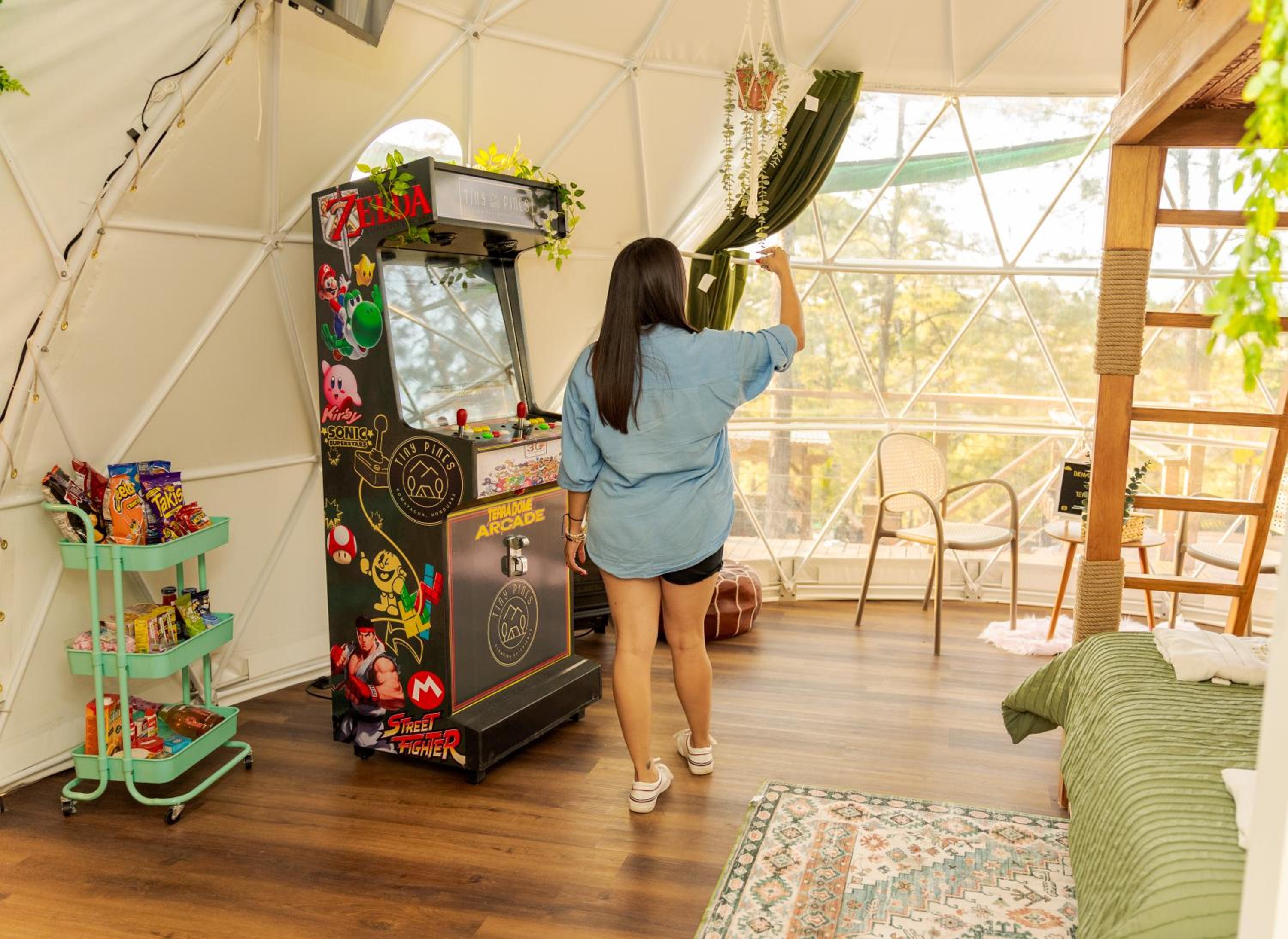 Tiny Pines A-Frame Cabin, Domes and Luxury Glamping Site view 5