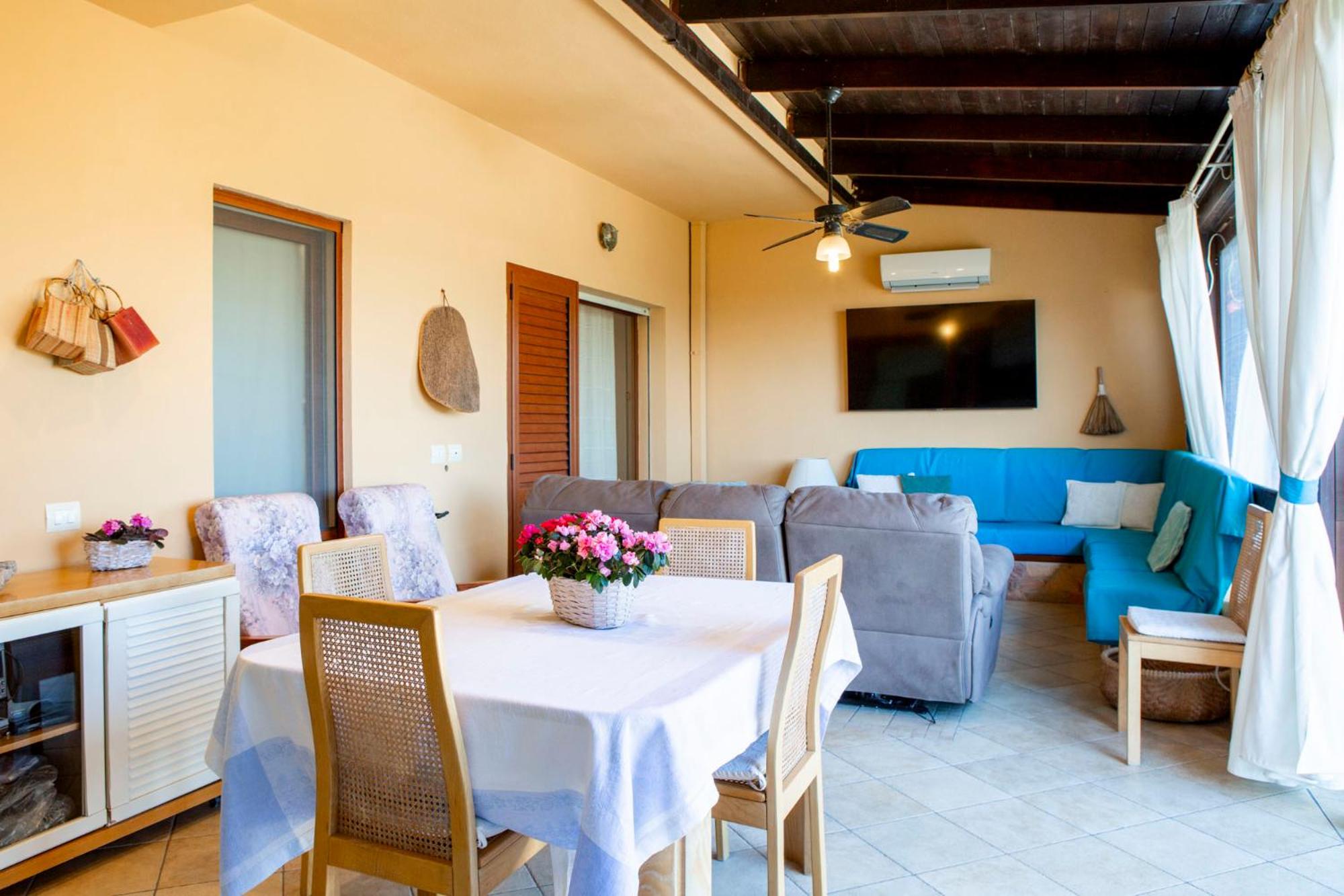 Villa con barbecue con giardino vista mare view 5