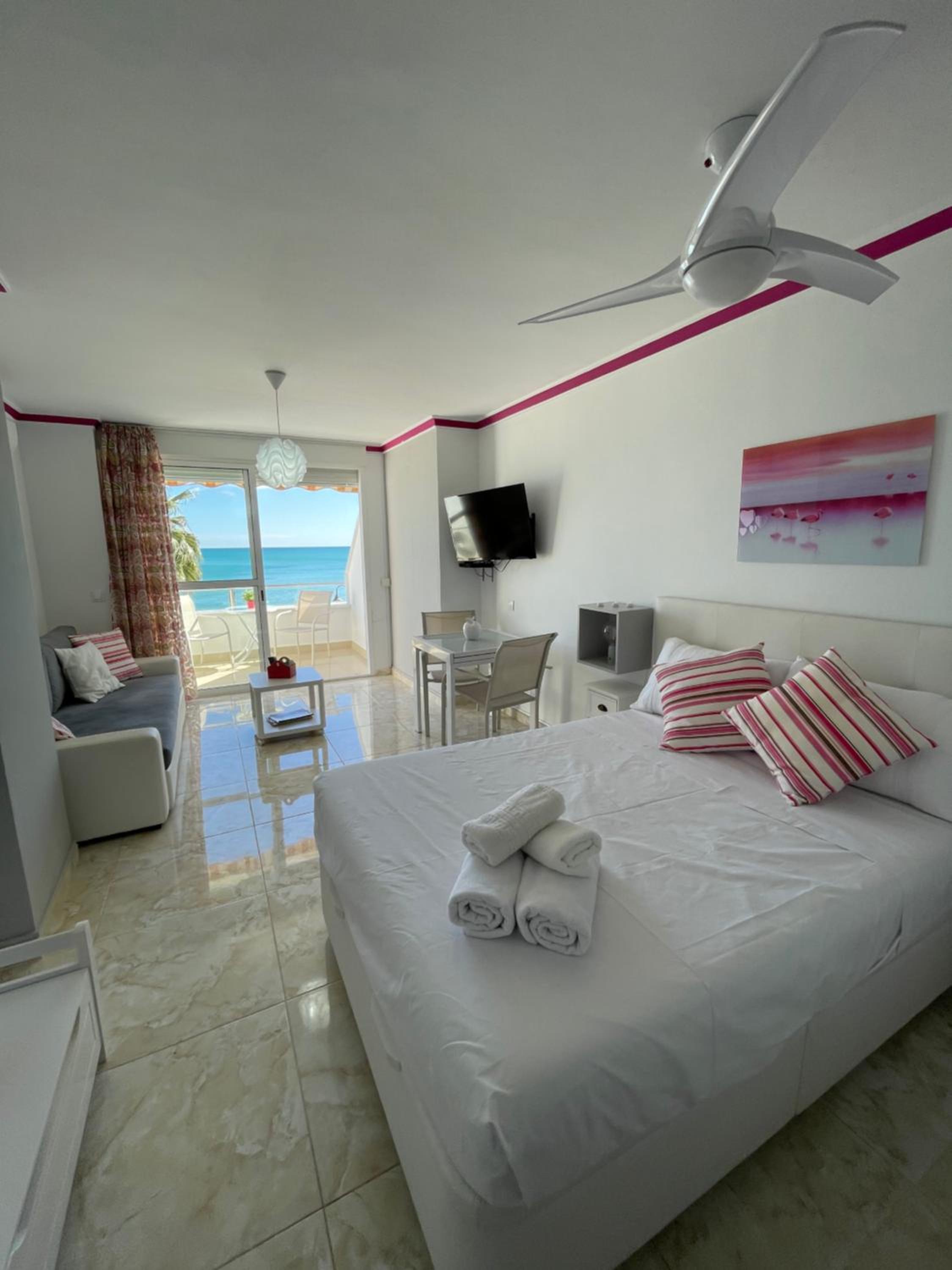 Roca Chica. Studio - First Line Beach view 3