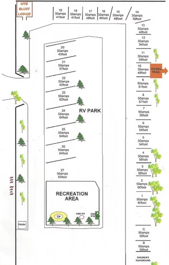 Ute Bluff Lodge, Cabins and RV park