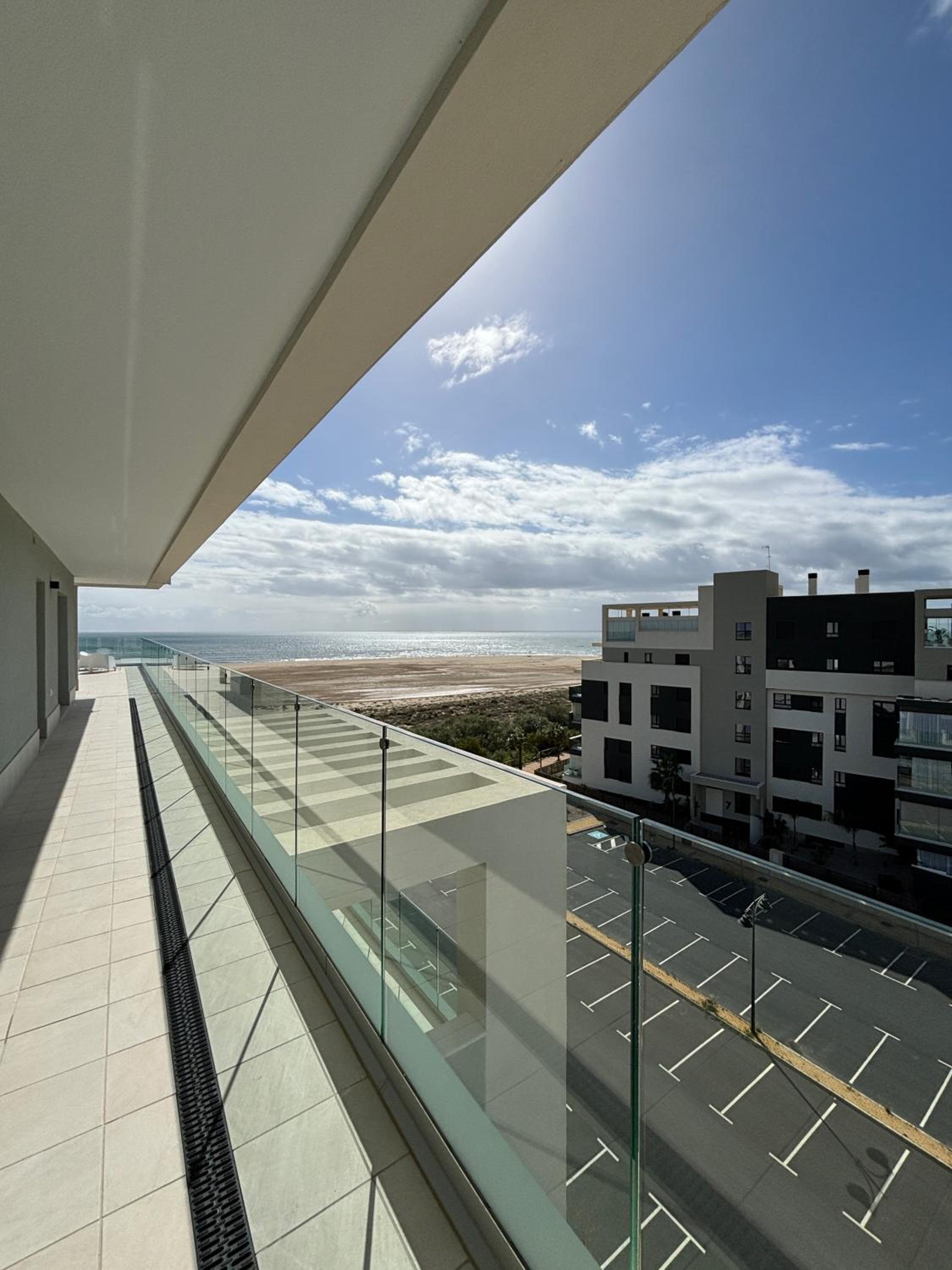 New penthouse with sunny beach view