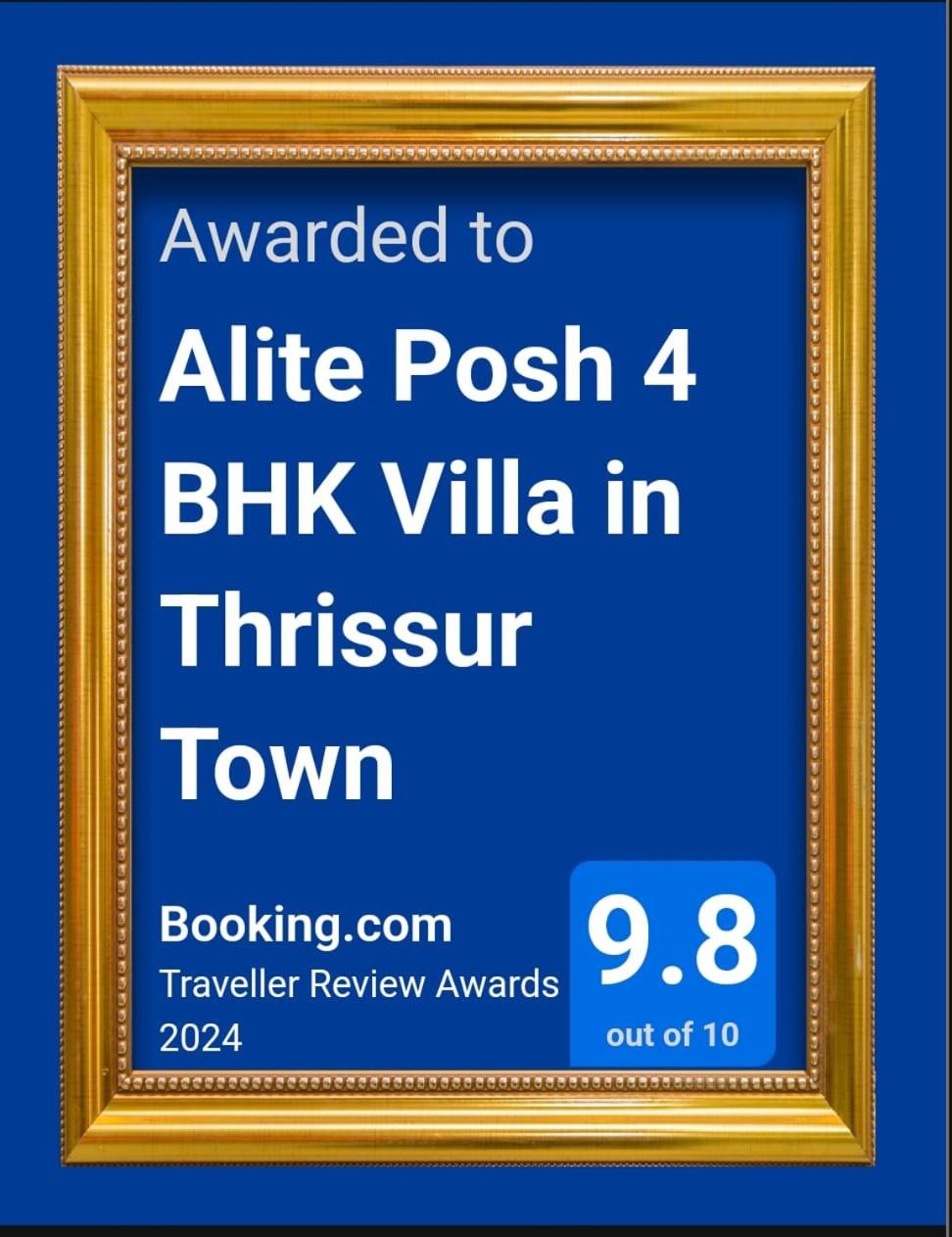 Alite Posh 4 BHK Villa in Thrissur Town