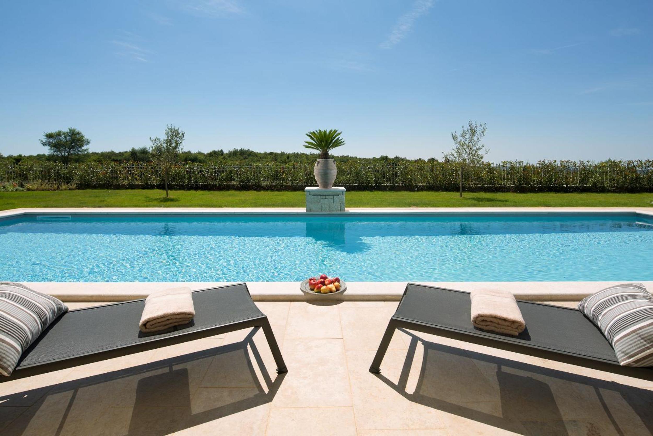 Villa Nevija u Ladicima for 10 people with sea view & sports complex in Central Istria view 2
