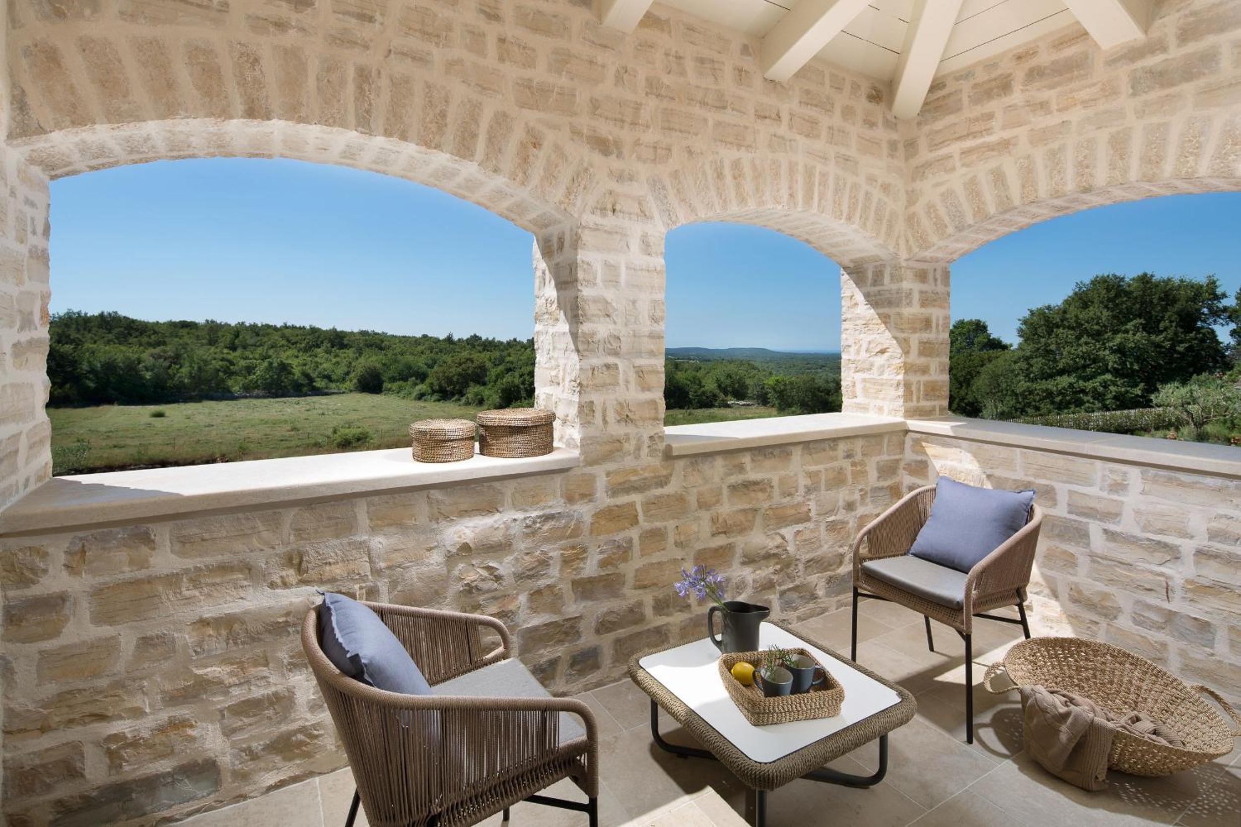 Villa Nevija u Ladicima for 10 people with sea view & sports complex in Central Istria view 4