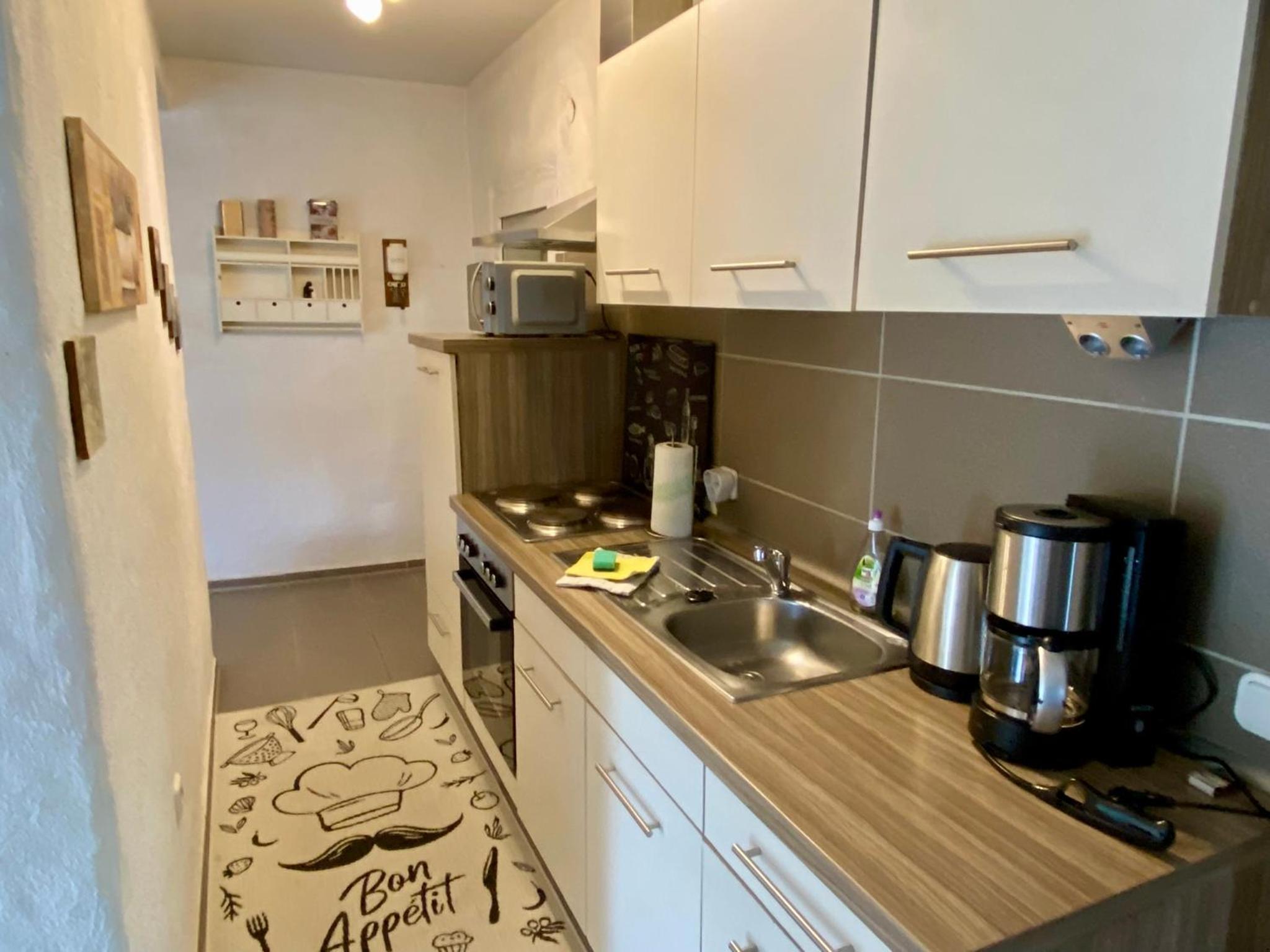 Ferienwohnung mit schöner Terrasse.