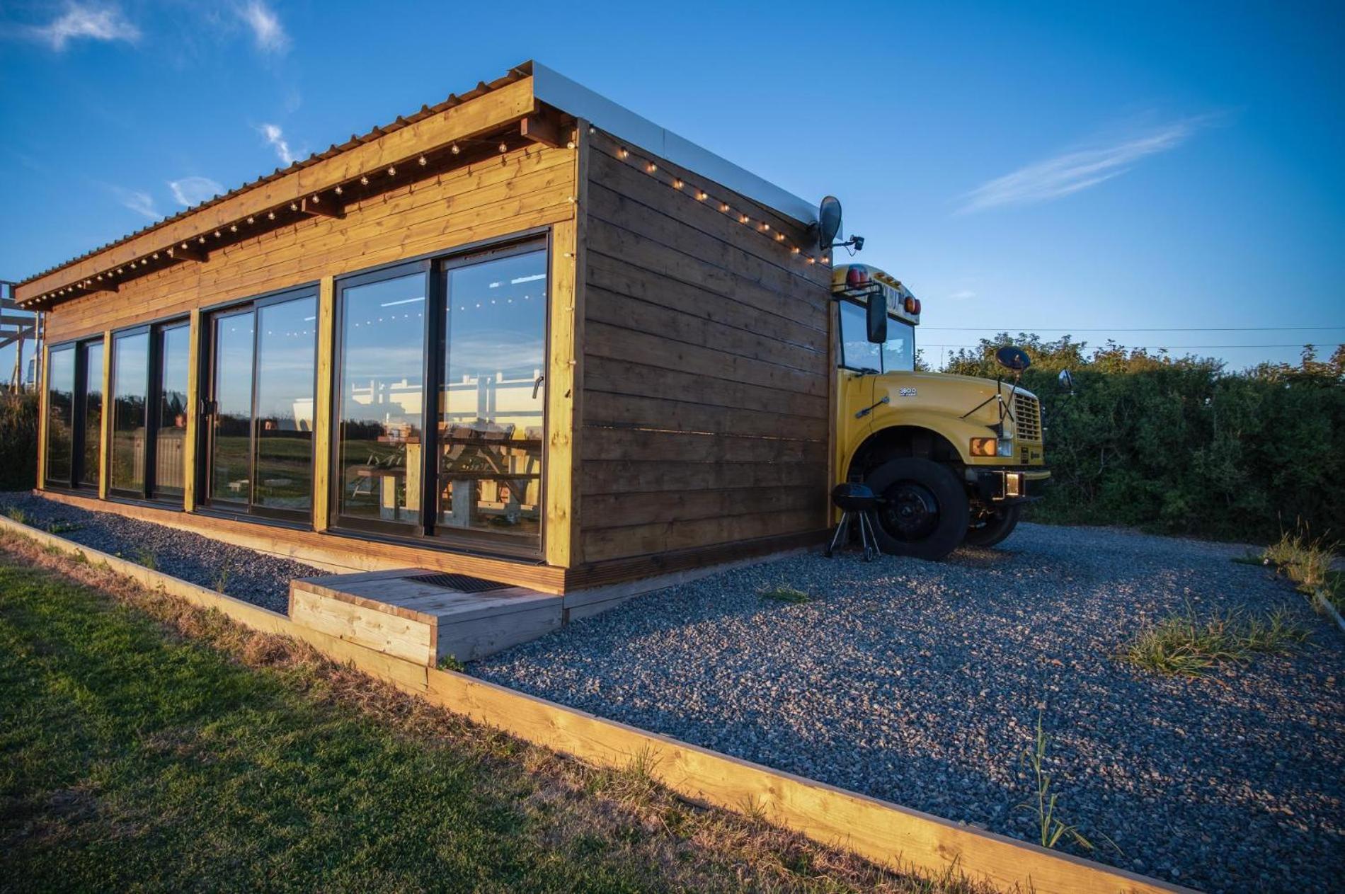 American School Bus - 1 Bedroom - Blossom Farm - Tiers Cross view 4
