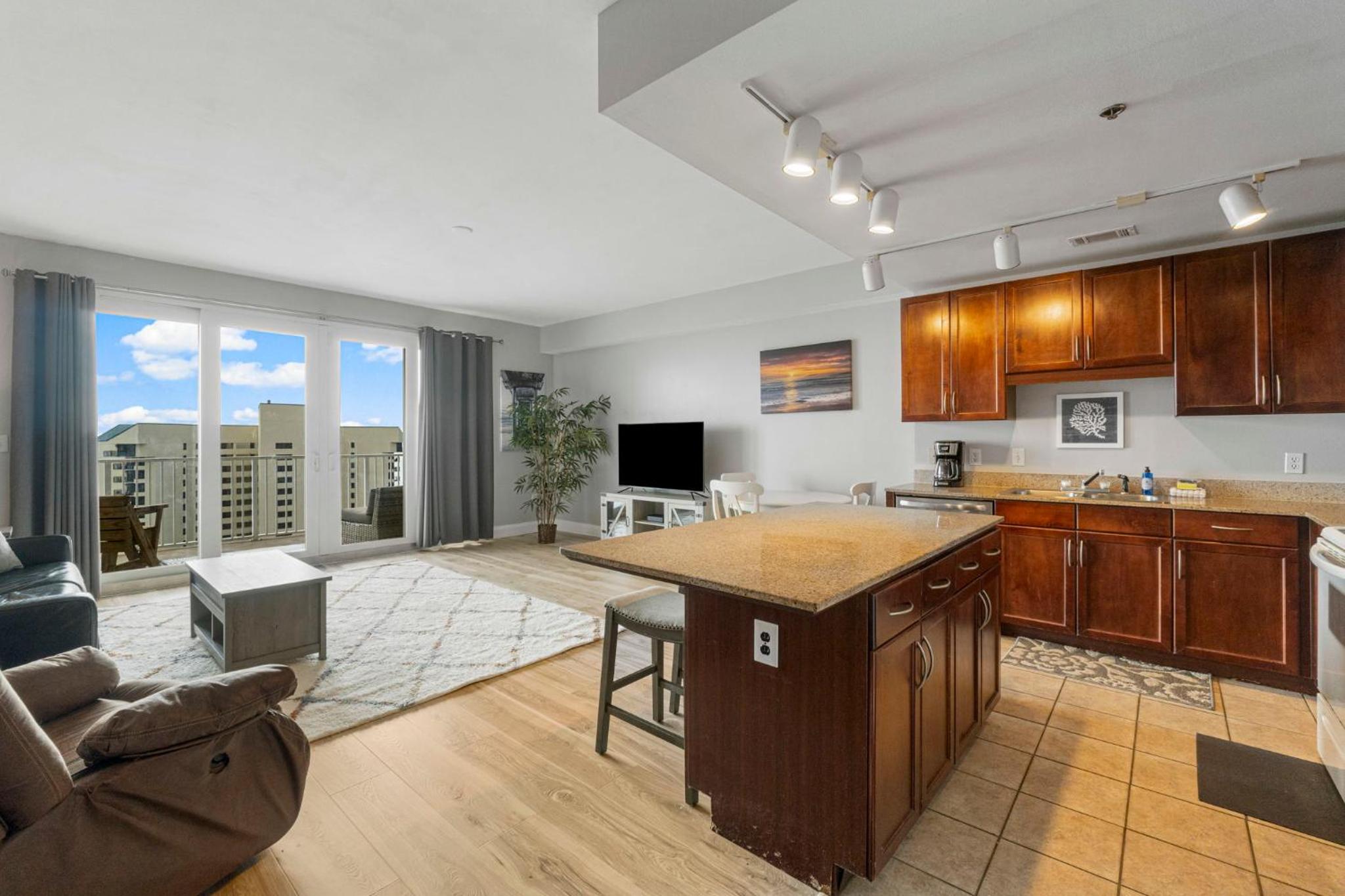 OCEAN VIEW 10th floor condo at the Laketown Wharf 1004 view 3
