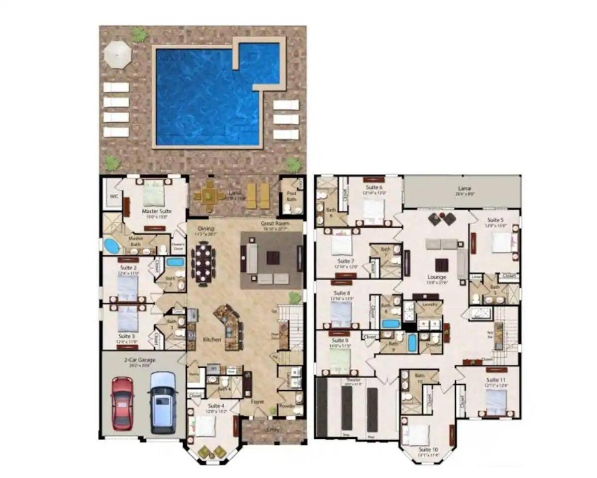 A Luxurious Escape 11Bd Home in Orlando ER251
