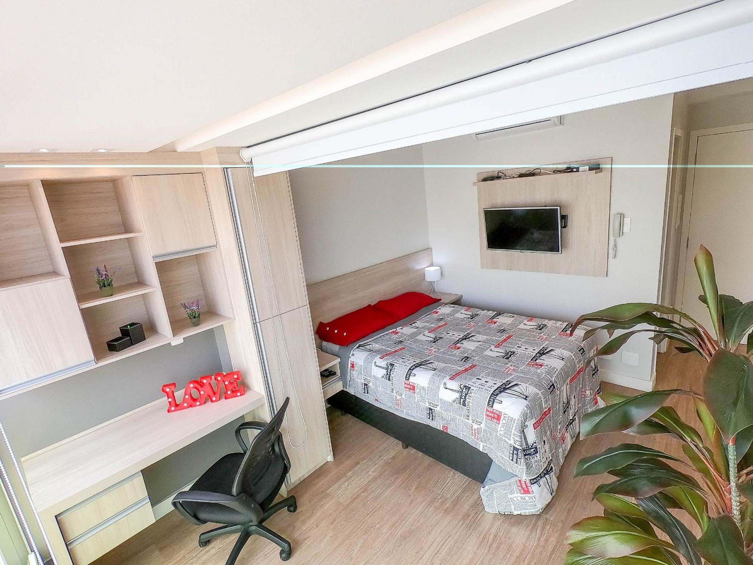 Charmos Studio proximo Allianz com garagem