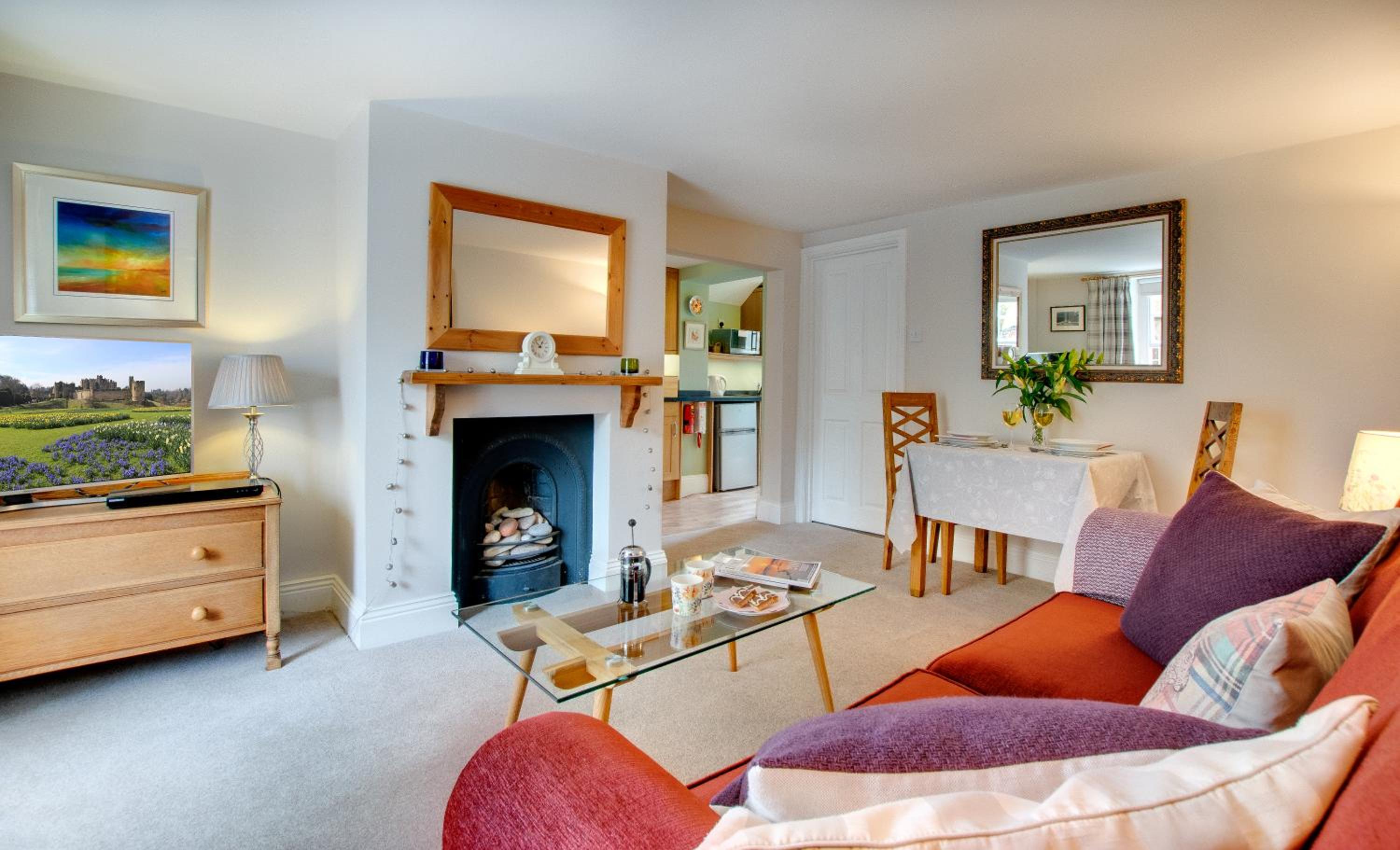 Barbican View - luxury apartment opposite Alnwick Castle view 5