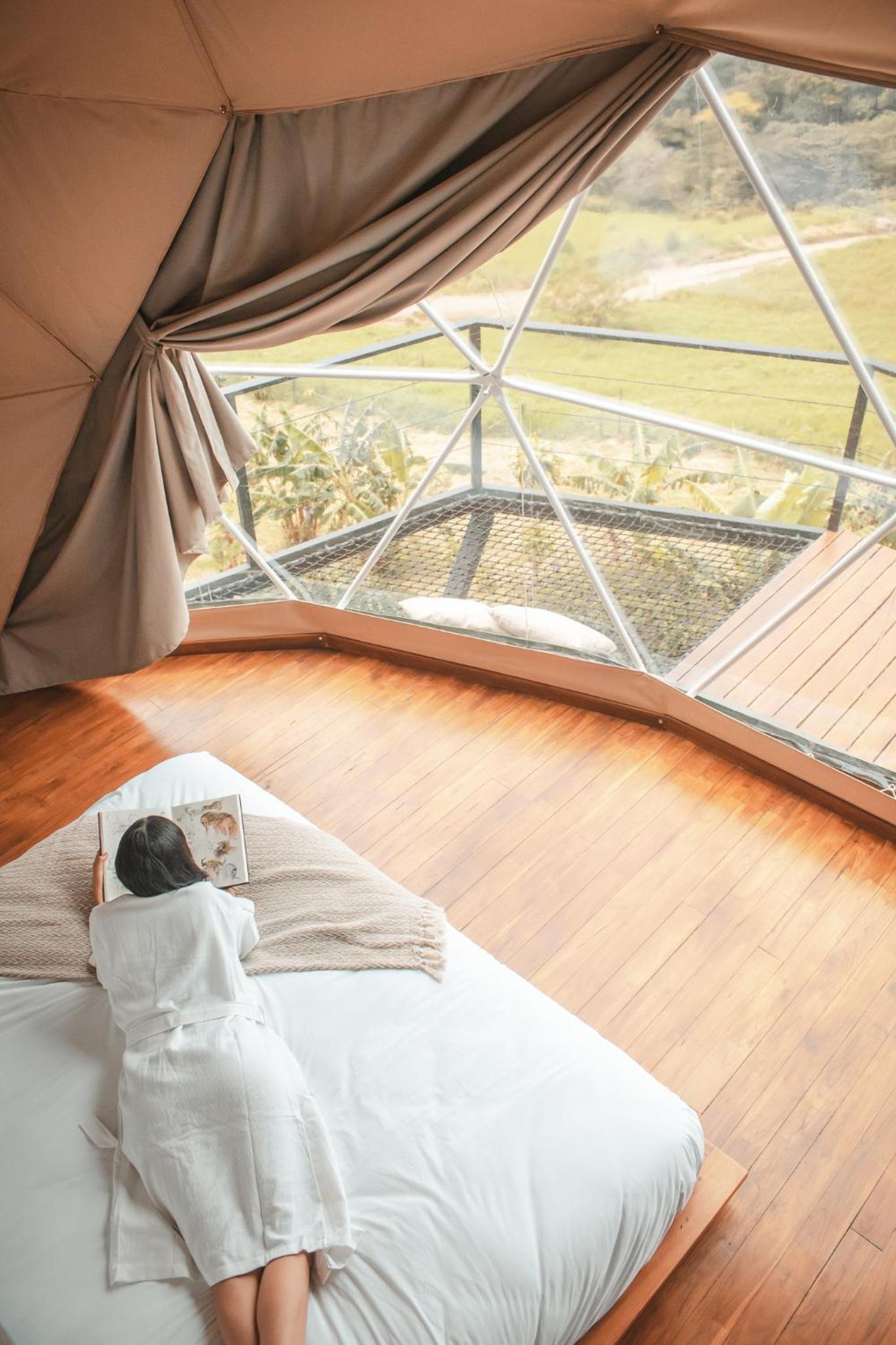 Ananta Forest - Sunset & Gulf View - Glamping Dome and Mountain House