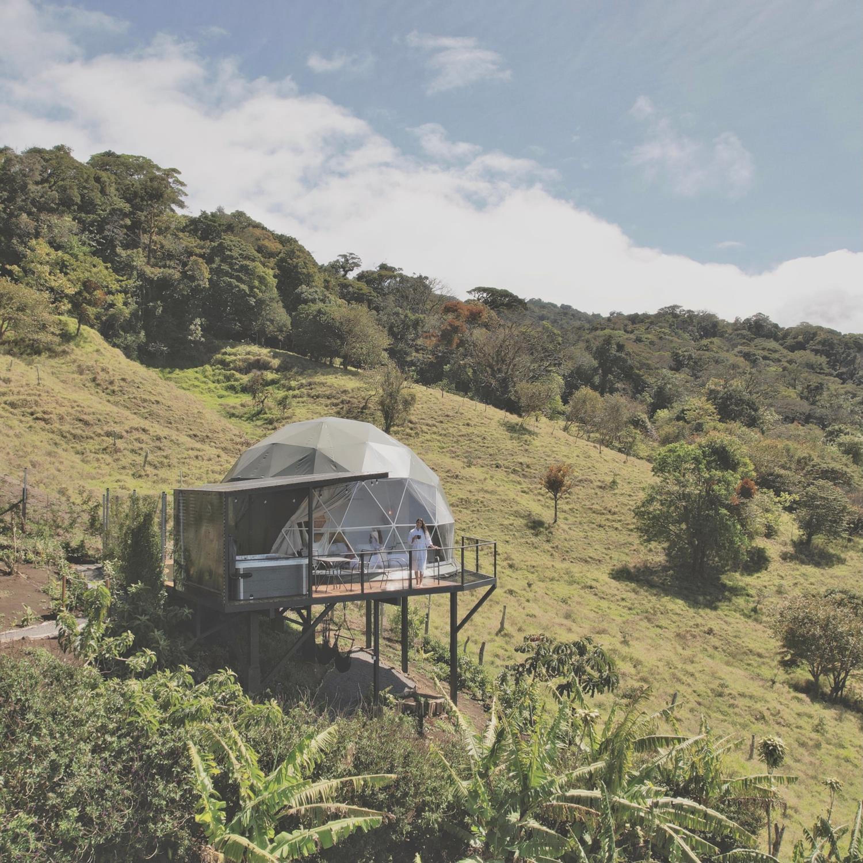 Ananta Forest - Sunset & Gulf View - Glamping Dome and Mountain House