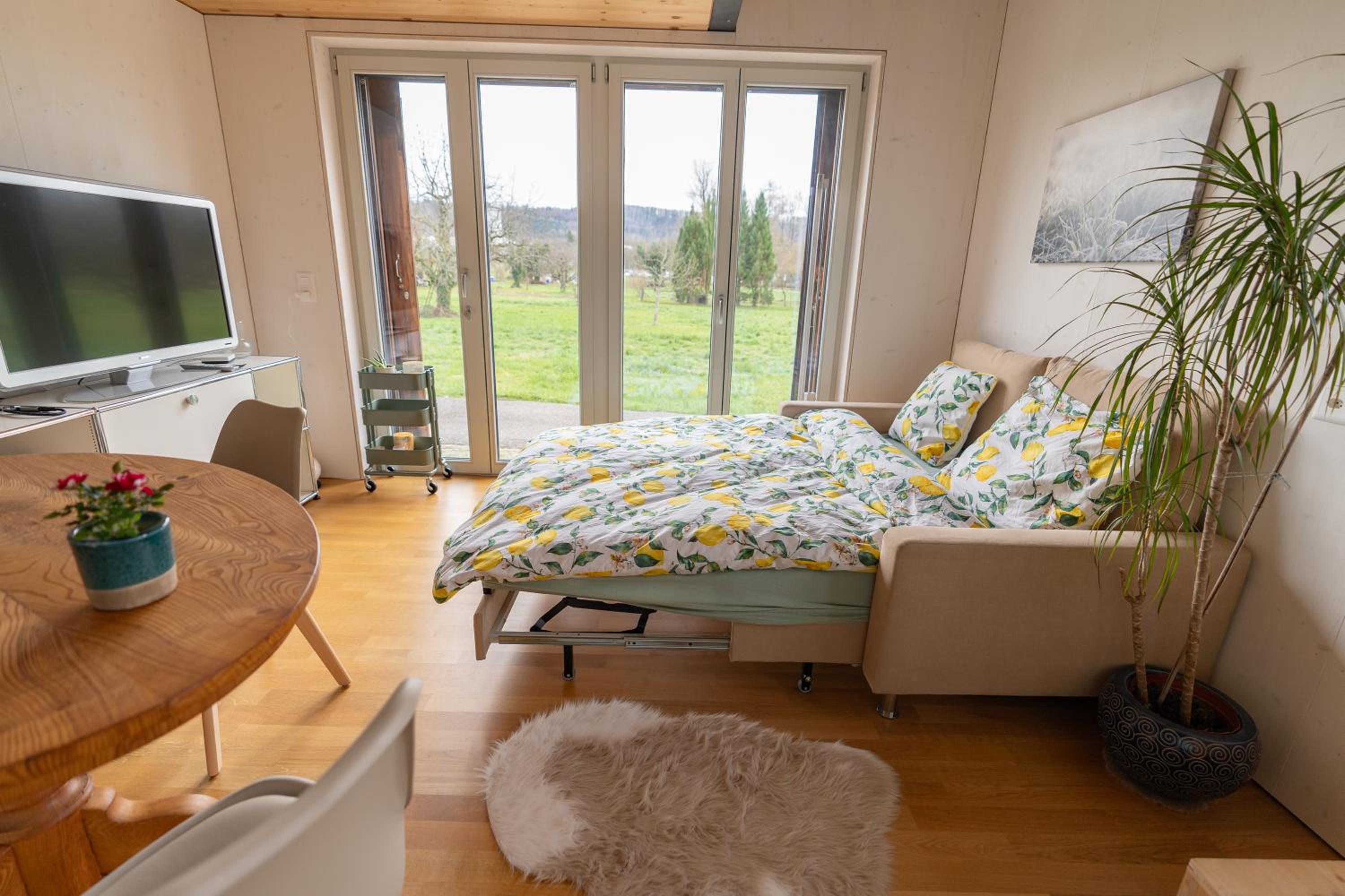 Tiny House Chez Claudine - Relaxen, Workspace, Nähe Thermen, Netflix, free Parking & Wifi