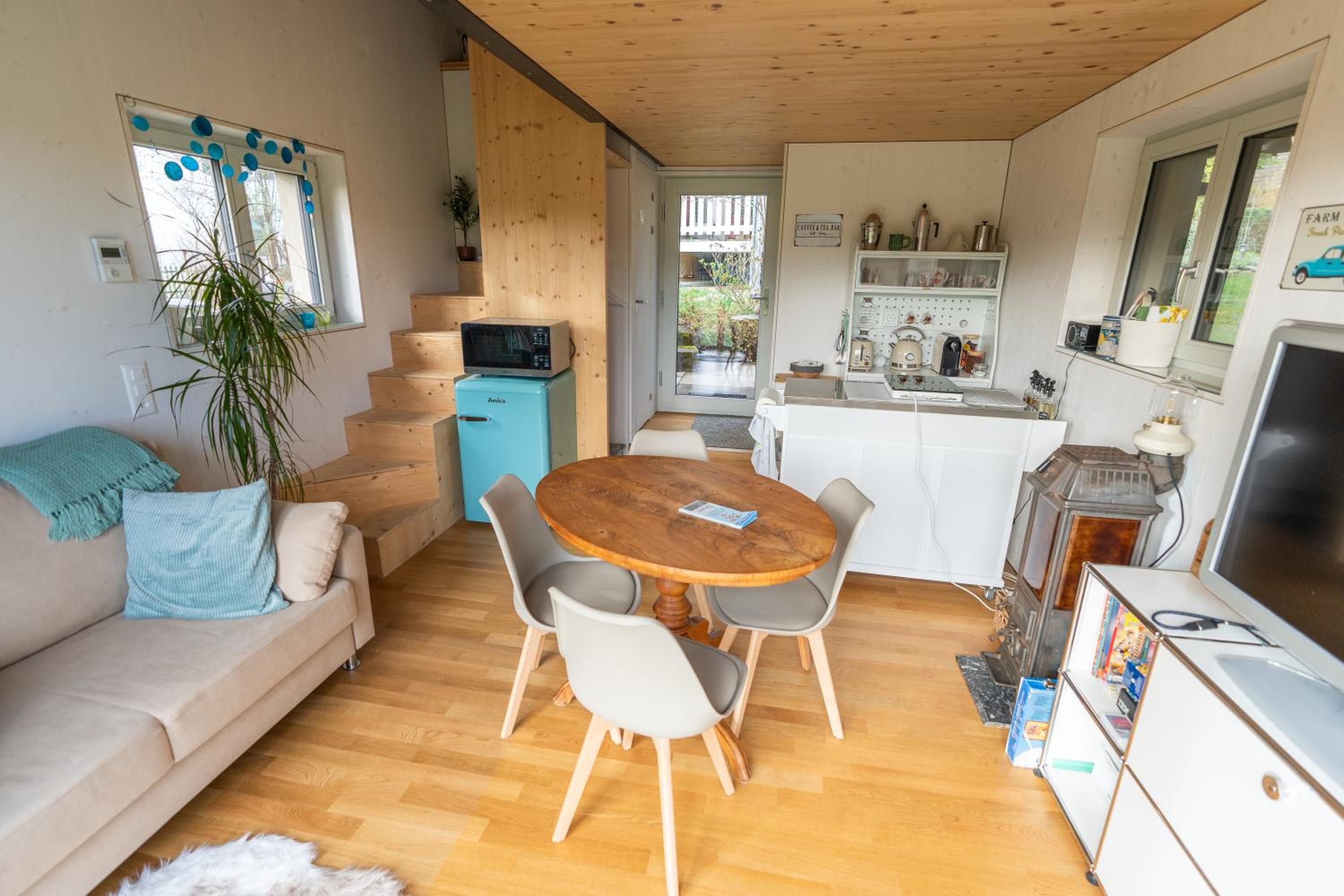 Tiny House Chez Claudine - Relaxen, Workspace, Nähe Thermen, Netflix, free Parking & Wifi