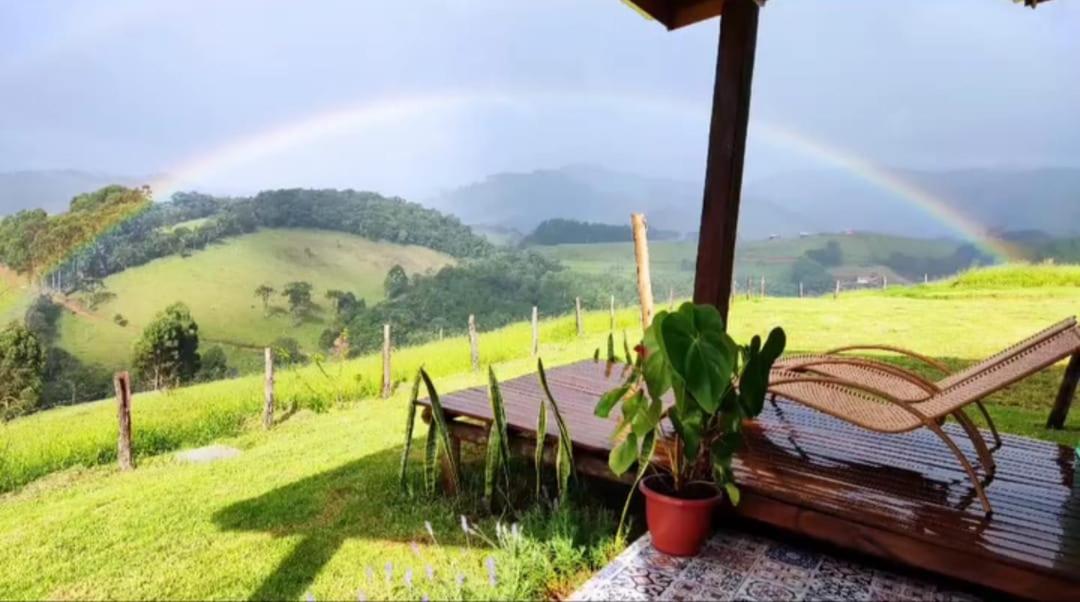 Chalé horizonte azul
