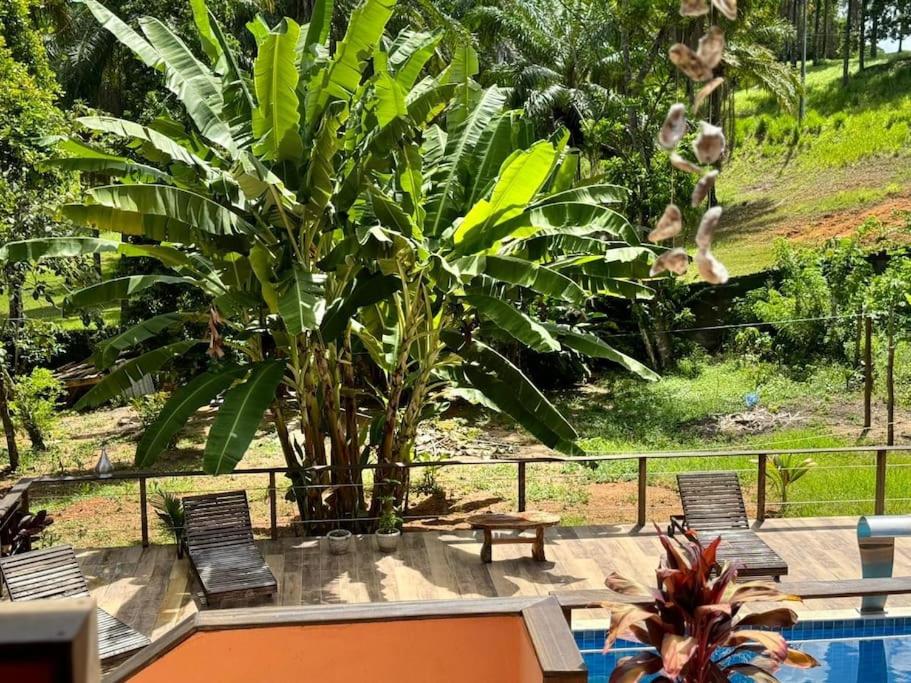 Casa Amadou com grande piscina em Boipeba