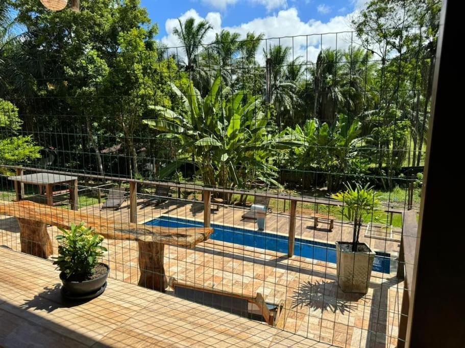Casa Amadou com grande piscina em Boipeba