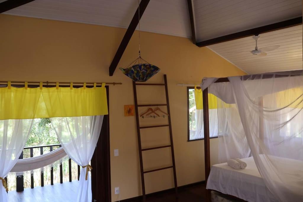 Casa Amadou com grande piscina em Boipeba