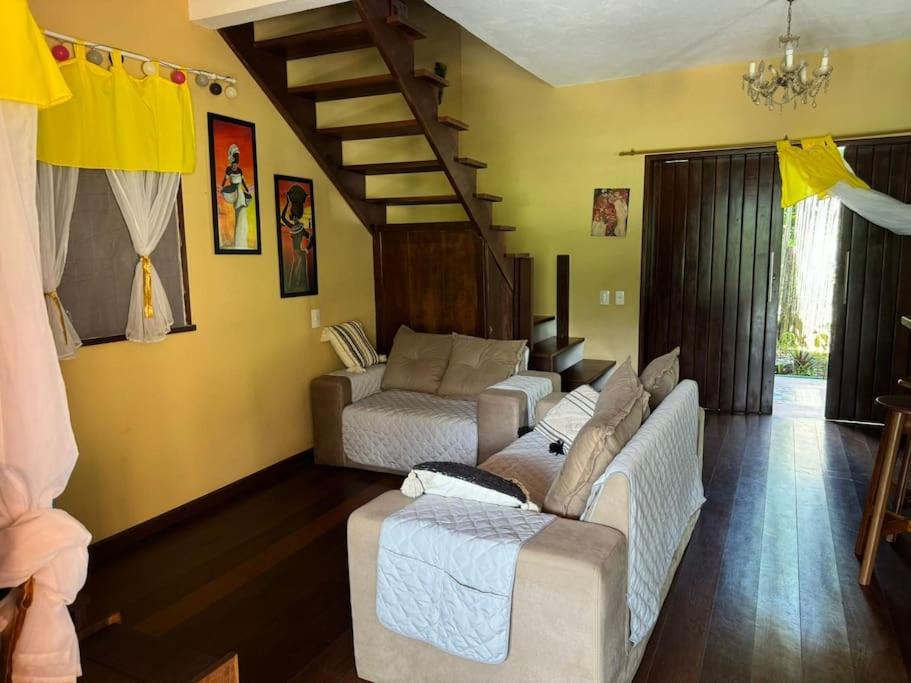 Casa Amadou com grande piscina em Boipeba