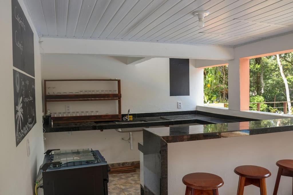 Casa Amadou com grande piscina em Boipeba