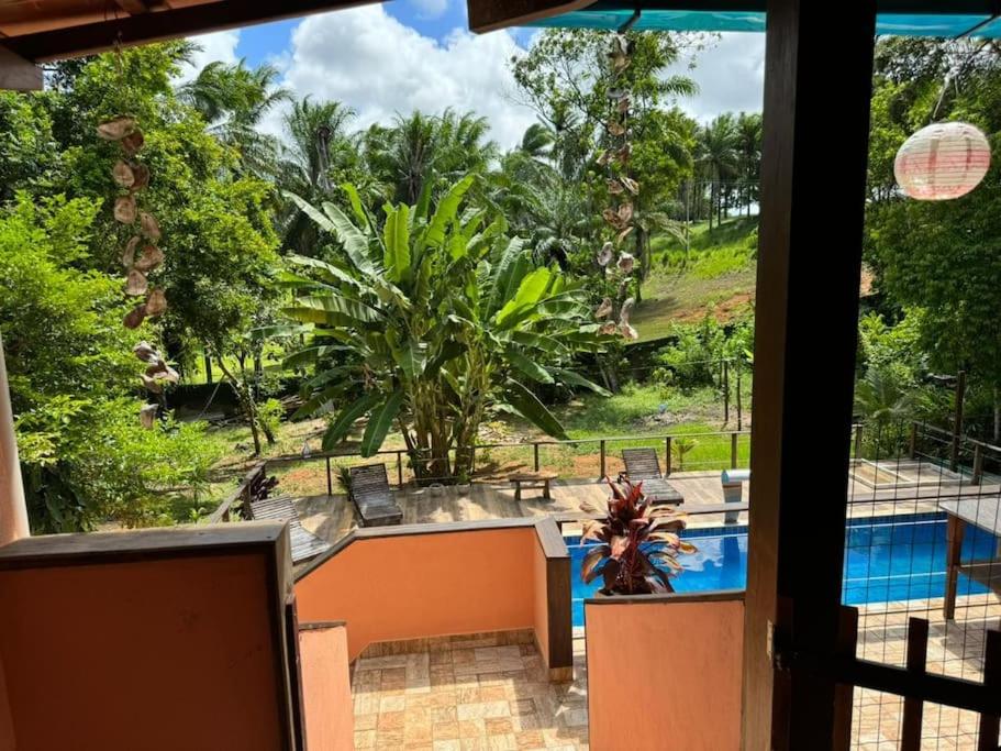 Casa Amadou com grande piscina em Boipeba