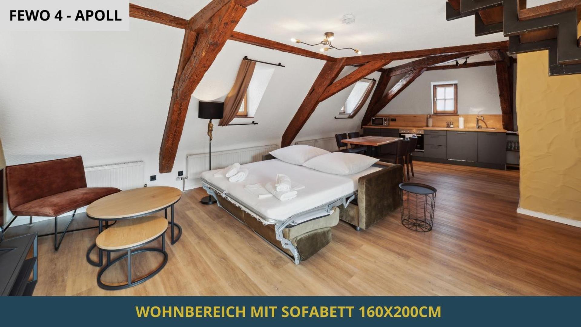 SandAPART34 - 4 tolle FeWos von 1-9 Pers mitten in der Altstadt