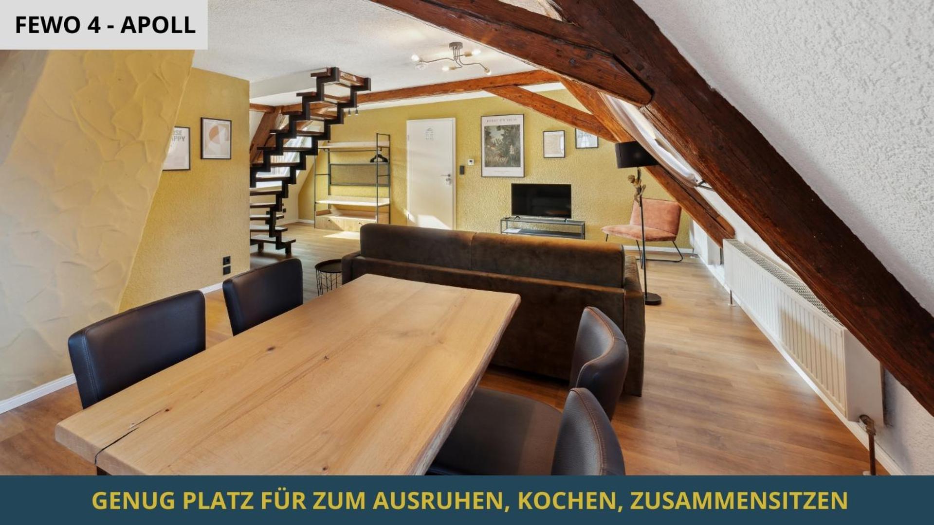 SandAPART34 - 4 tolle FeWos von 1-9 Pers mitten in der Altstadt