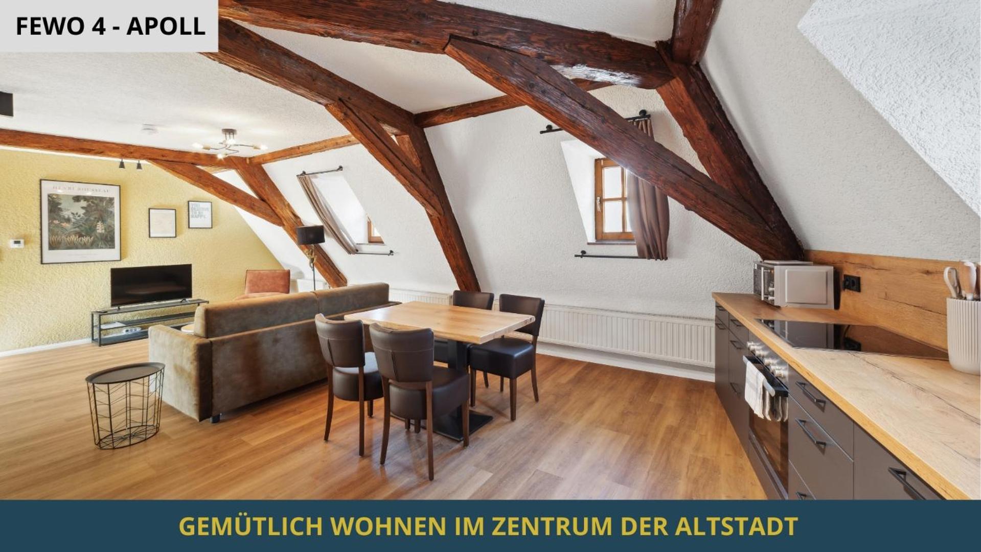 SandAPART34 - 4 tolle FeWos von 1-9 Pers mitten in der Altstadt