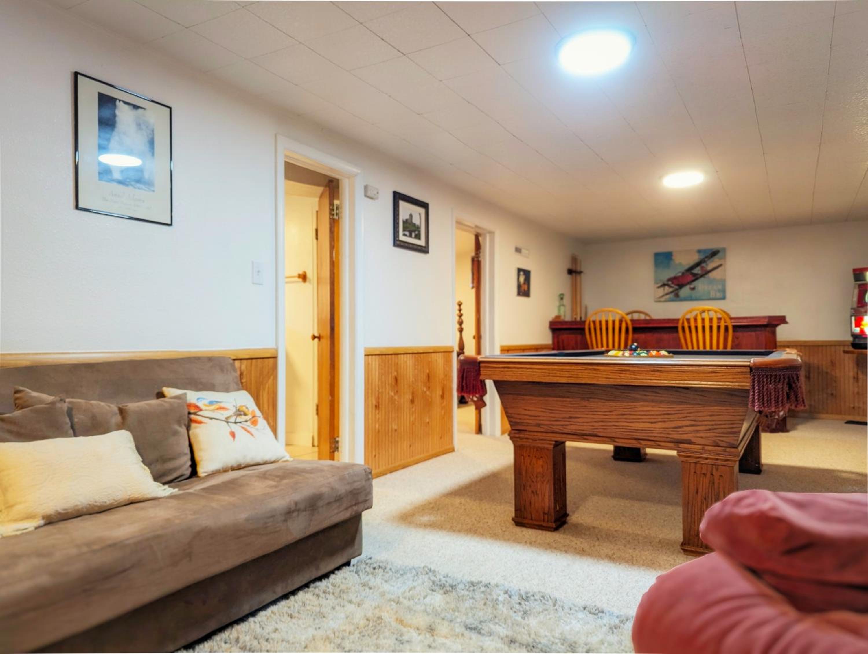 NEW! Cozy, Family-Friendly 4BR/2BA Home with Hot Tub + Pool Table view 5