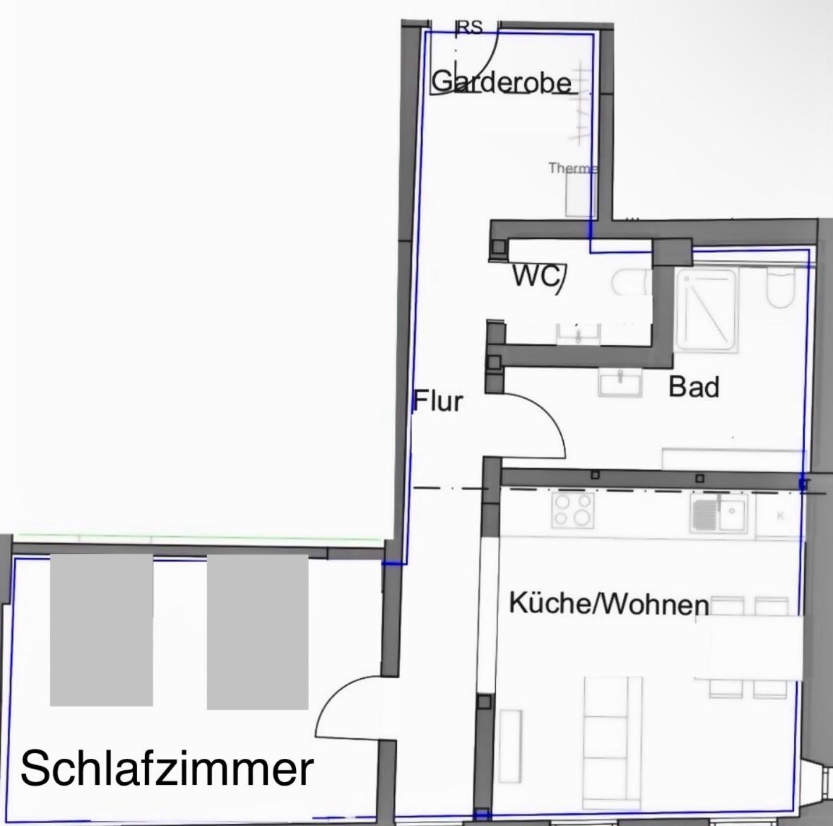 Apartment für 6 Aalen Zentrum Netflix 300 Mbit Wlan