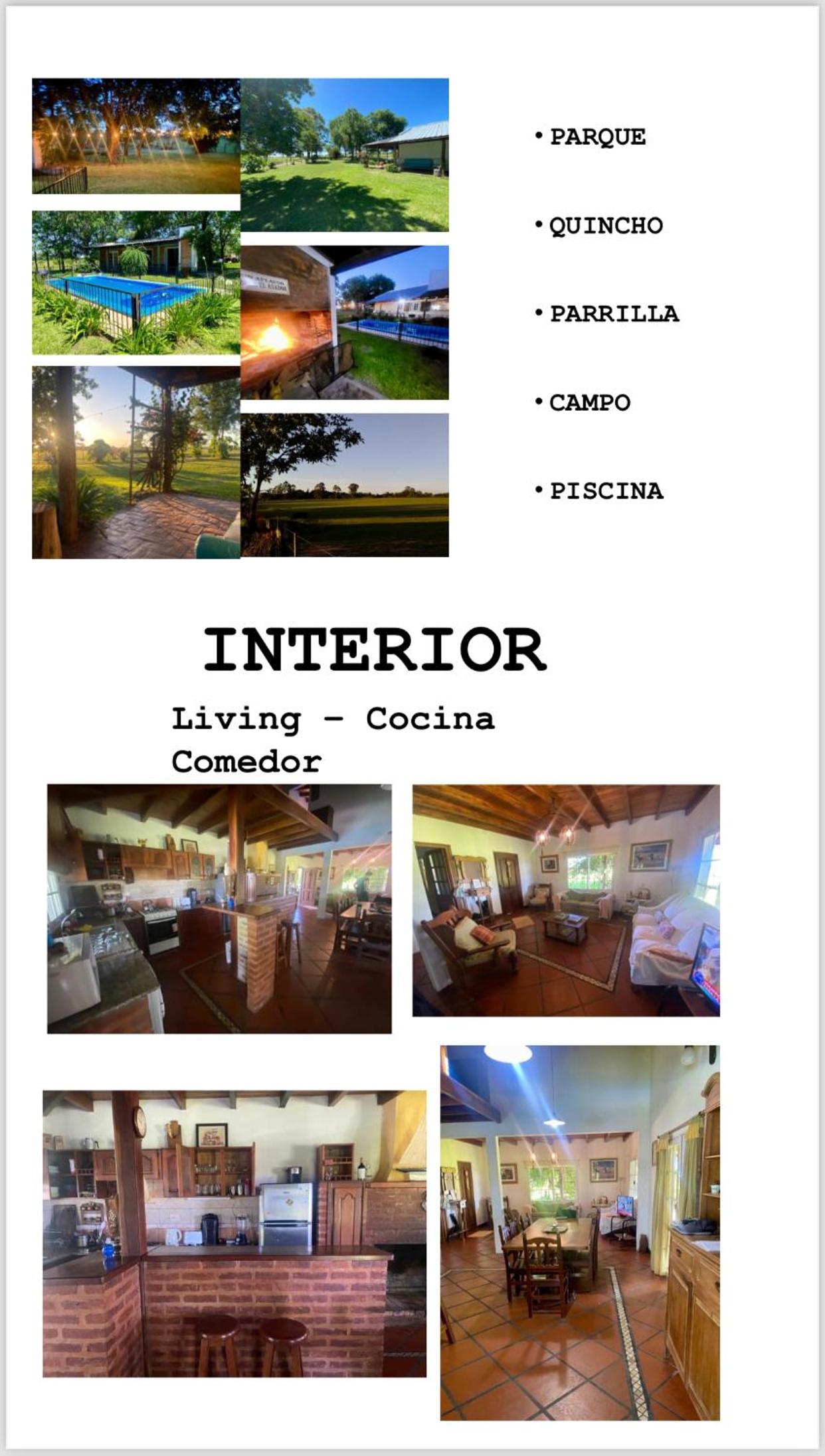 Casa de Campo SAN JACINTO grupos GRANDES 17 p Promo Diciembre del 10 al 22 mínimo 5 noches Resérvala Ya !