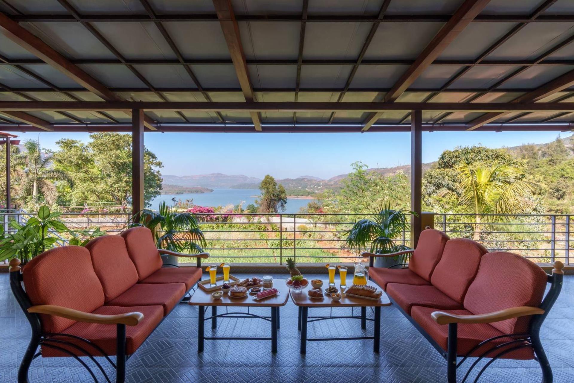 Ekam Lake House by StayVista with Mountain & Lake views, Outdoor jacuzzi, Sauna, Modern amenities & Kitchen garden view 5