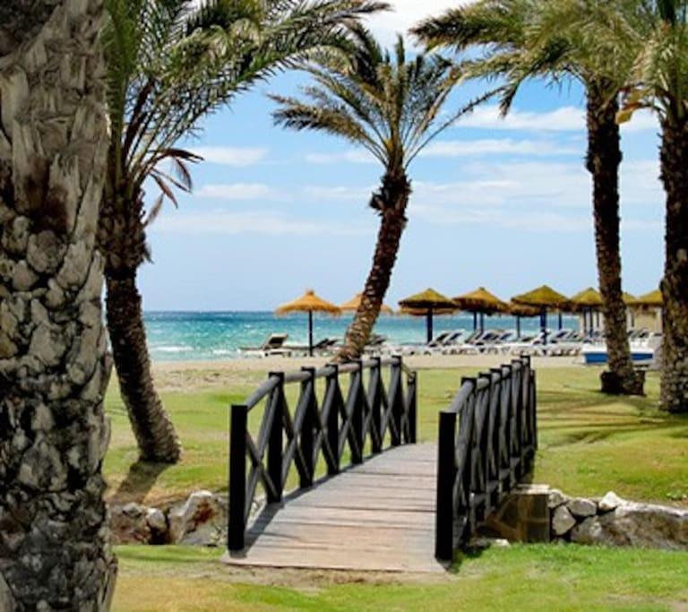 Playa de Los Álamos-Playamar Torremolinos Málaga.