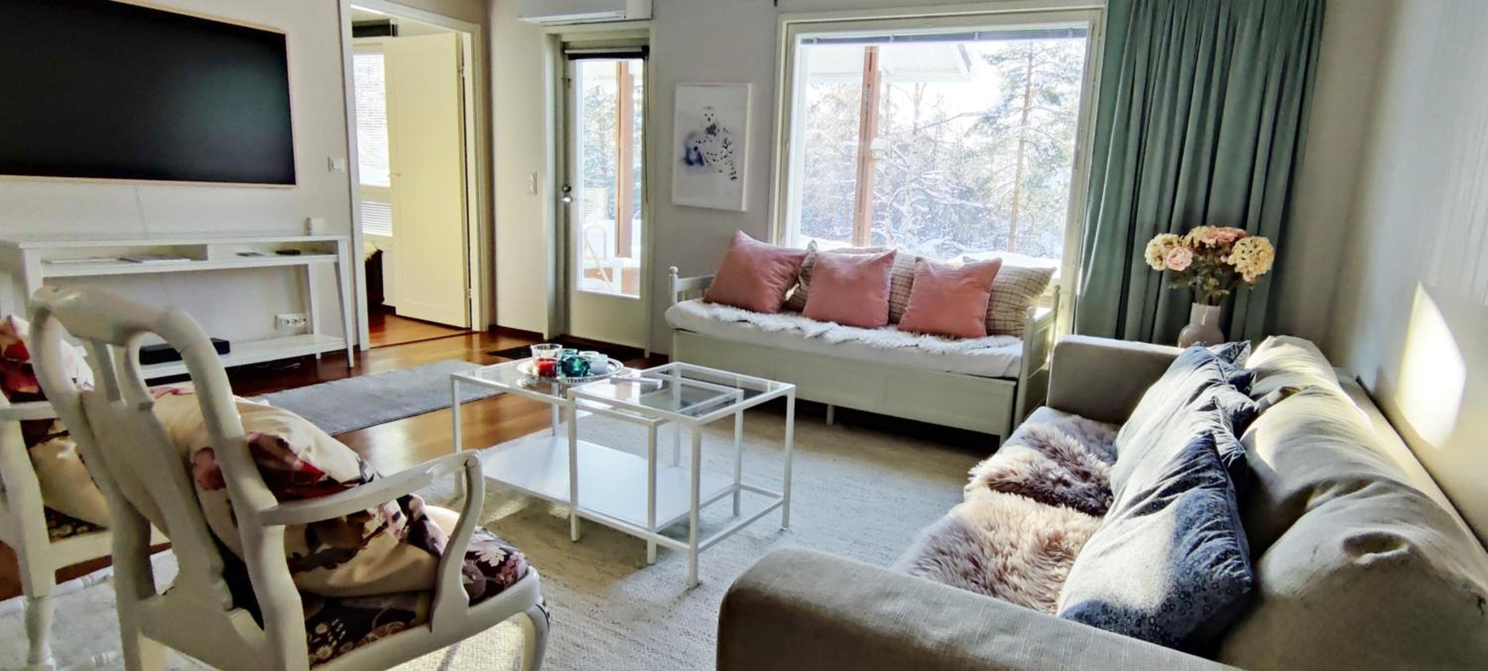 Nordic Villa in Rovaniemi with a Private Sledding Hill, Sauna & Cozy Family Stay