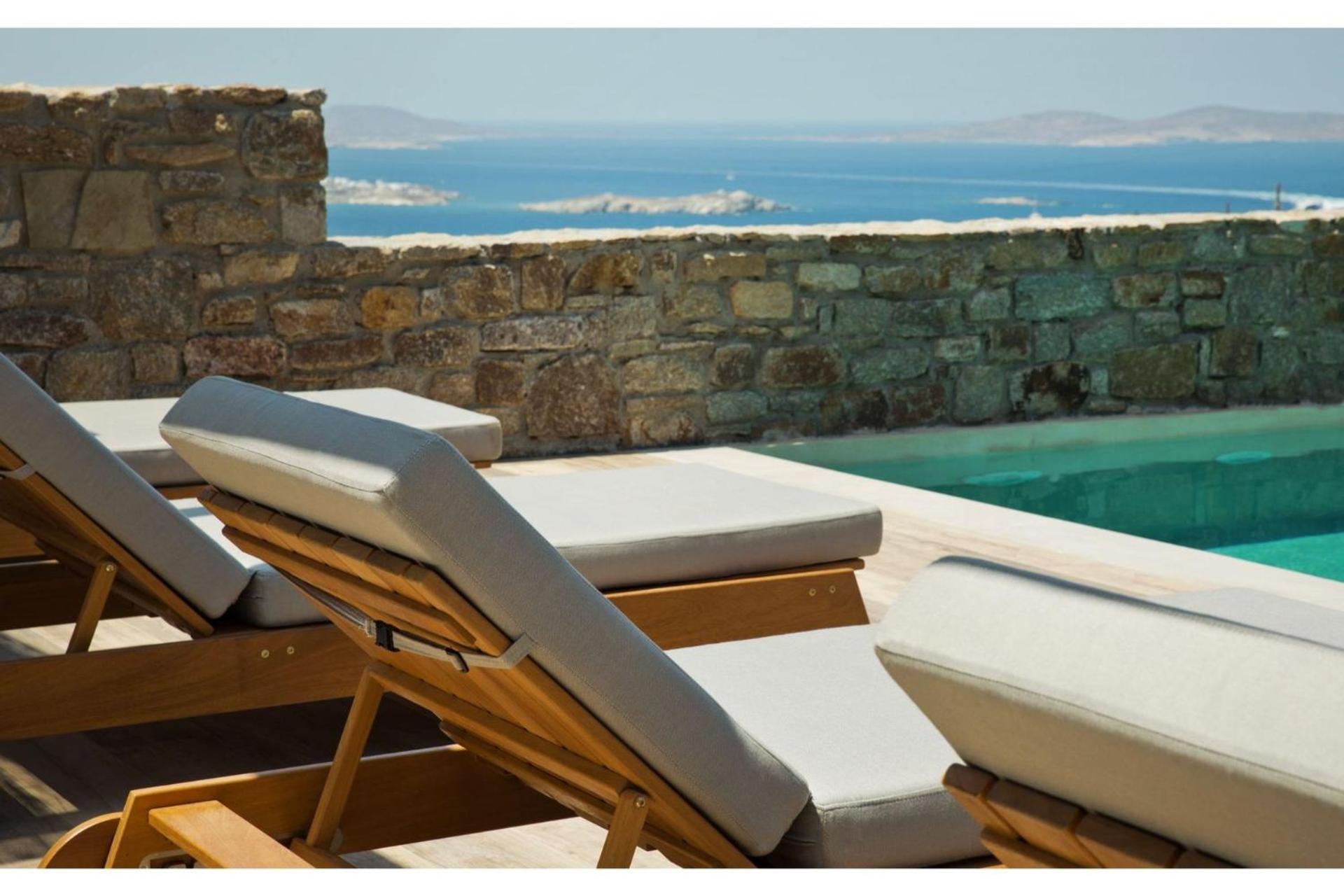 Elegant Mykonos Villa - Villa White Satin - Private Gym - 4 Bedrooms - Sea View photo 3